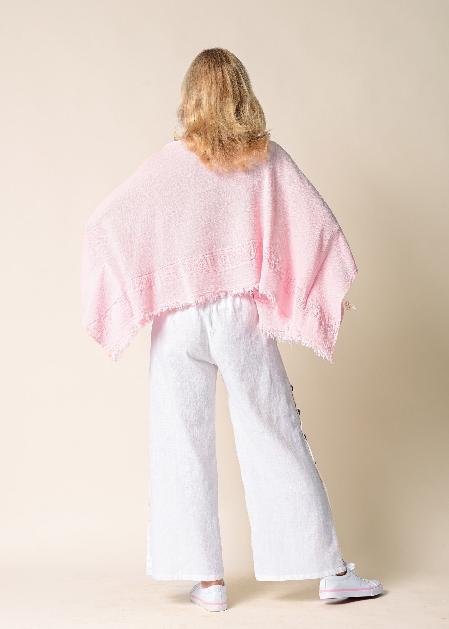 Mileta Linen Pant in Winter White
