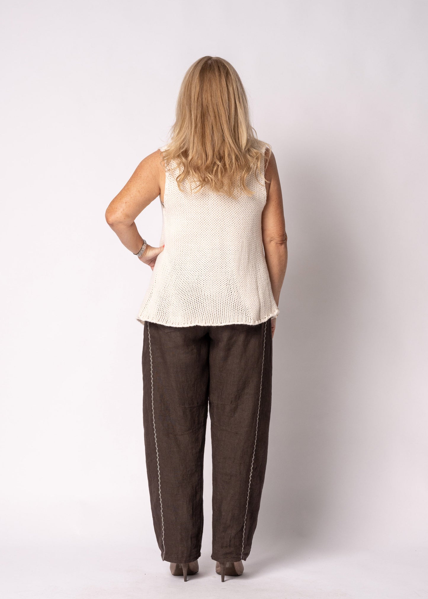 Cassara Knit Top in Cream