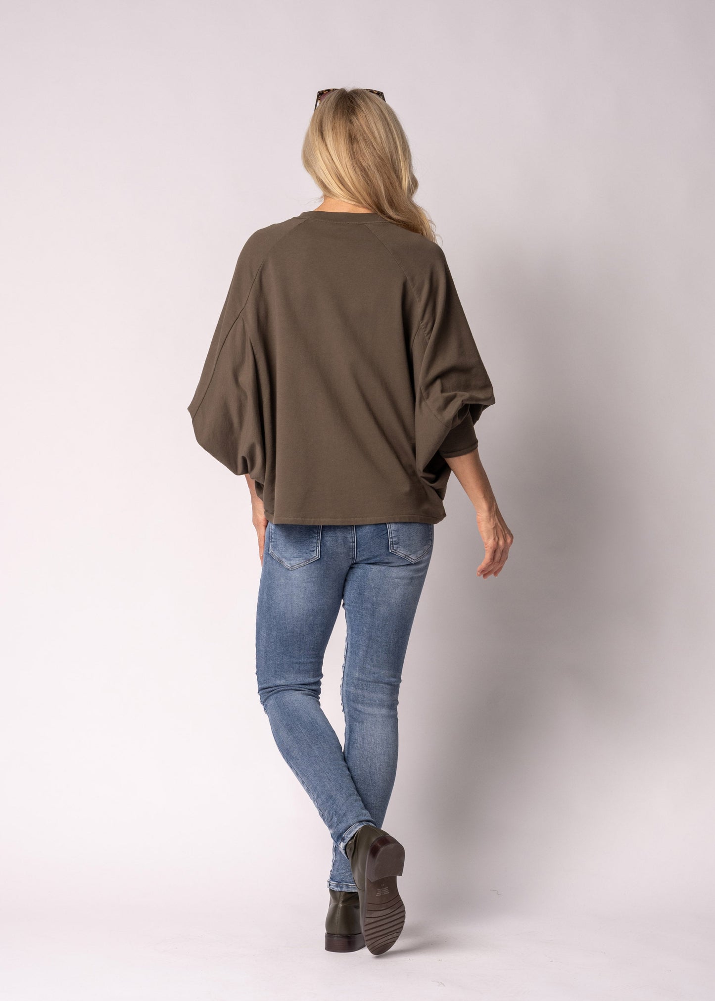 Meliora Top in Moss Green