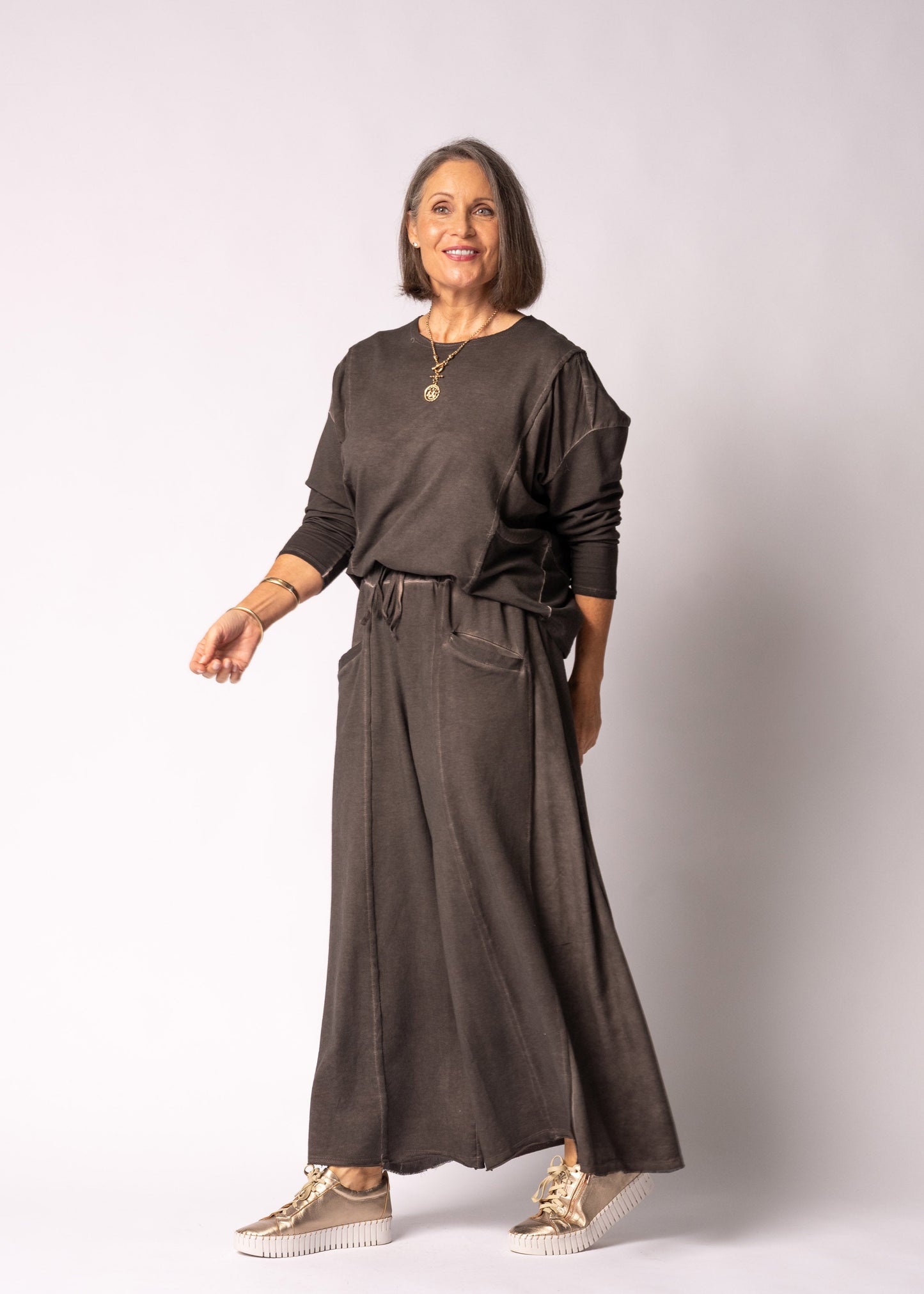 Novelia Pants in Chocolate Truffle