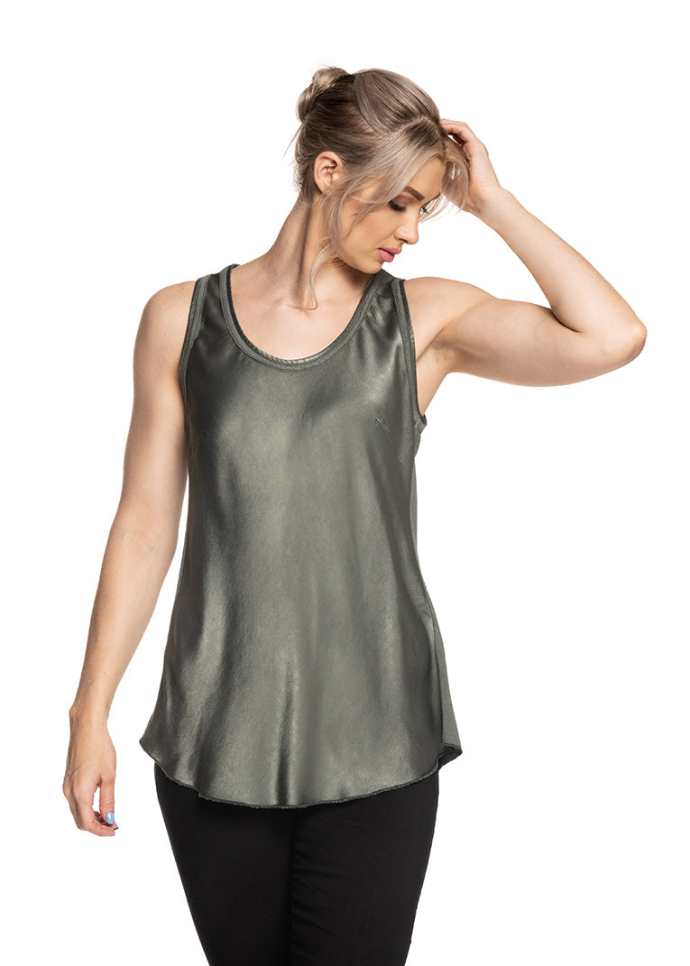 Toyah Singlet in Khaki