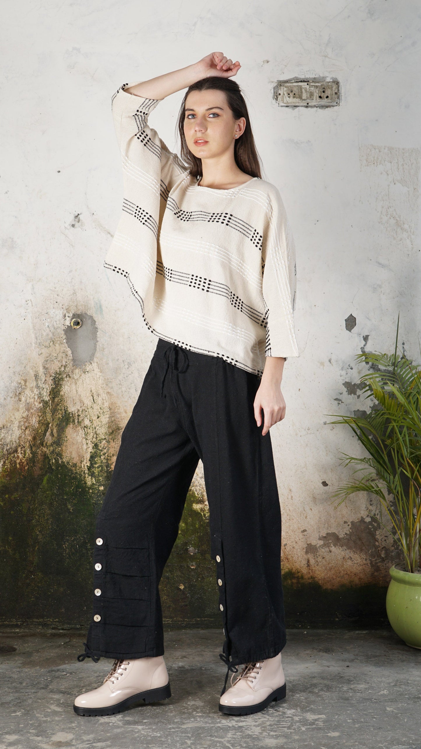 Malibu Cotton Top in Cream