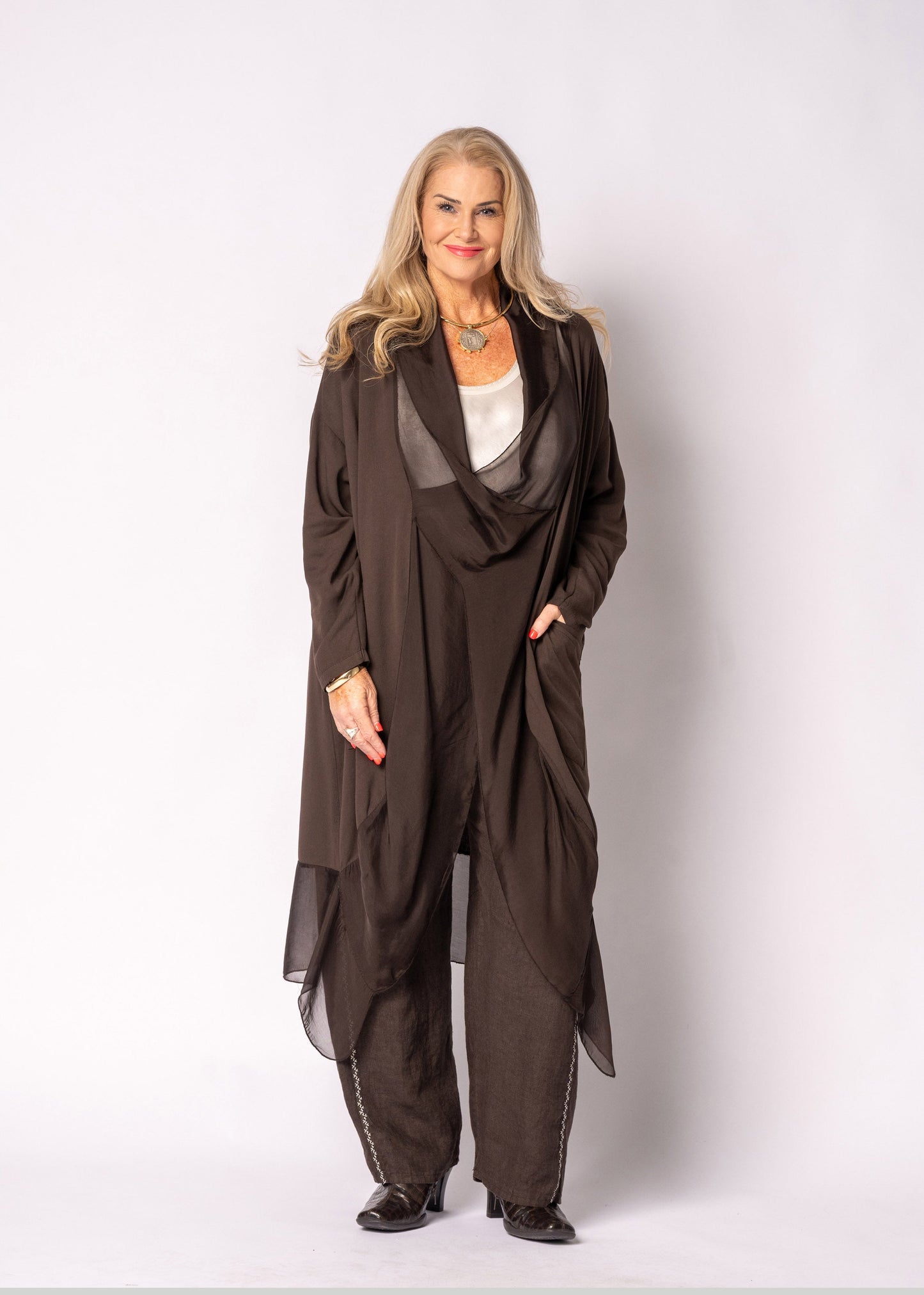 Miraline Top in Chocolate Truffle