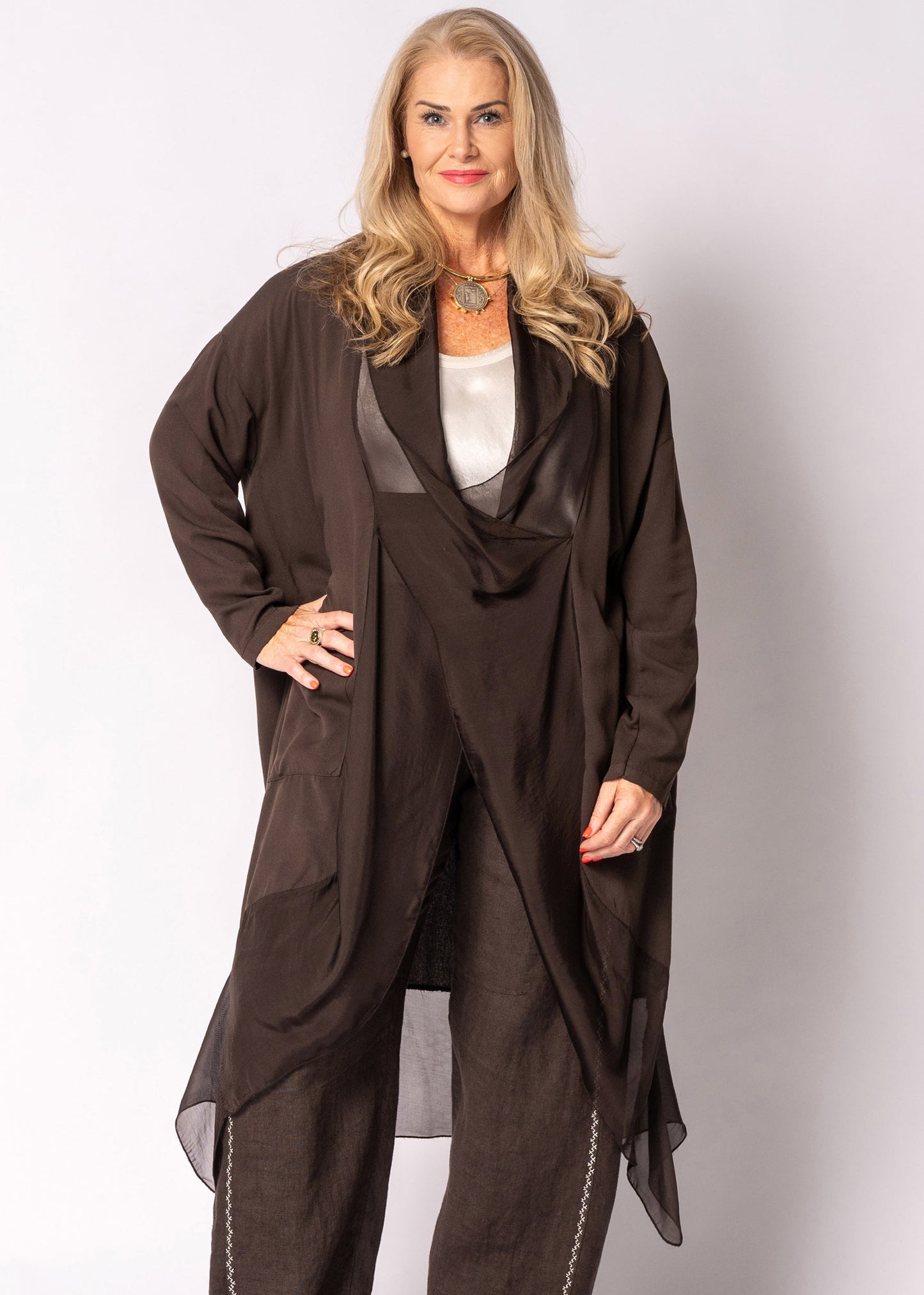 Miraline Top in Chocolate Truffle