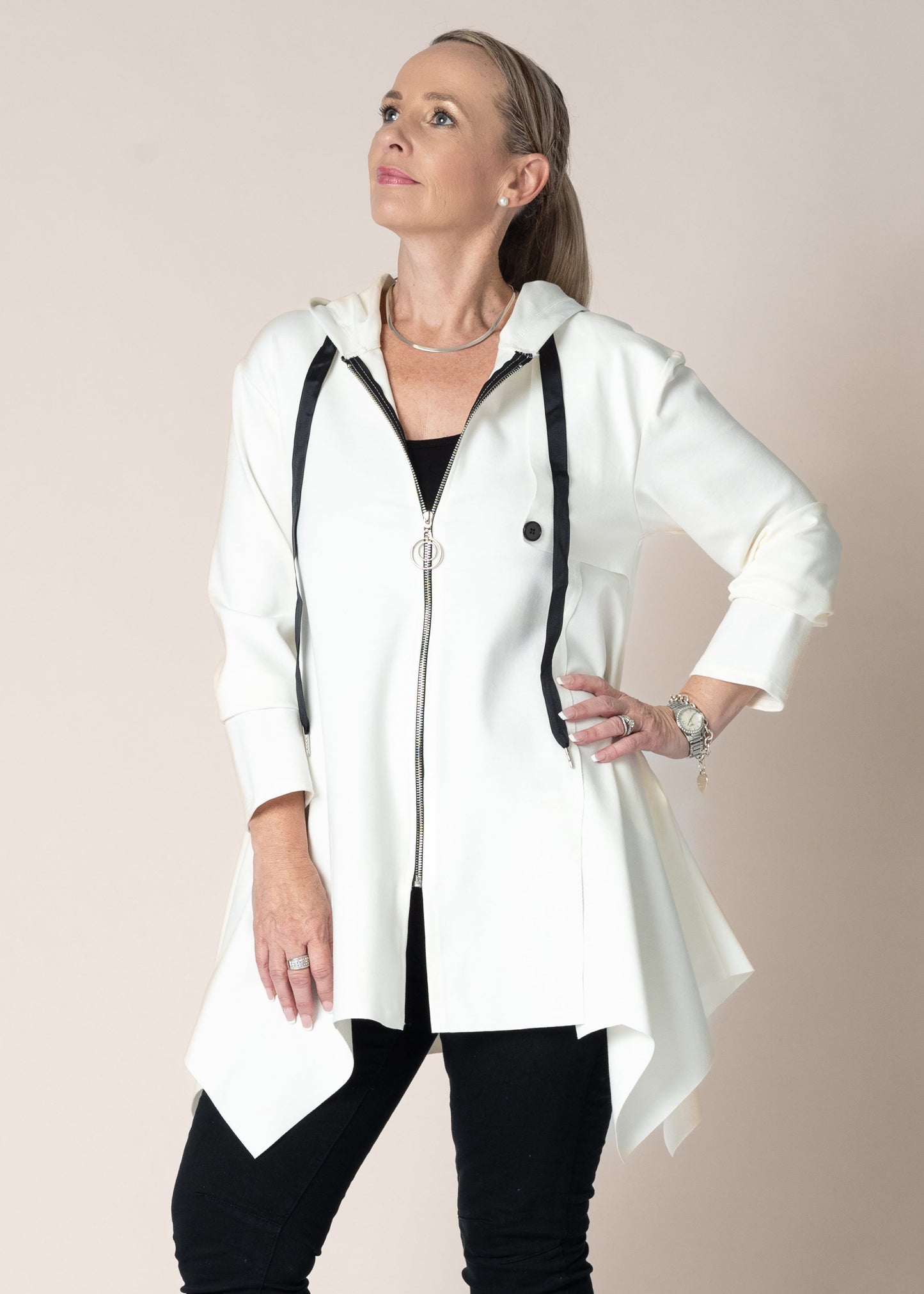 Tia Jacket in Cream