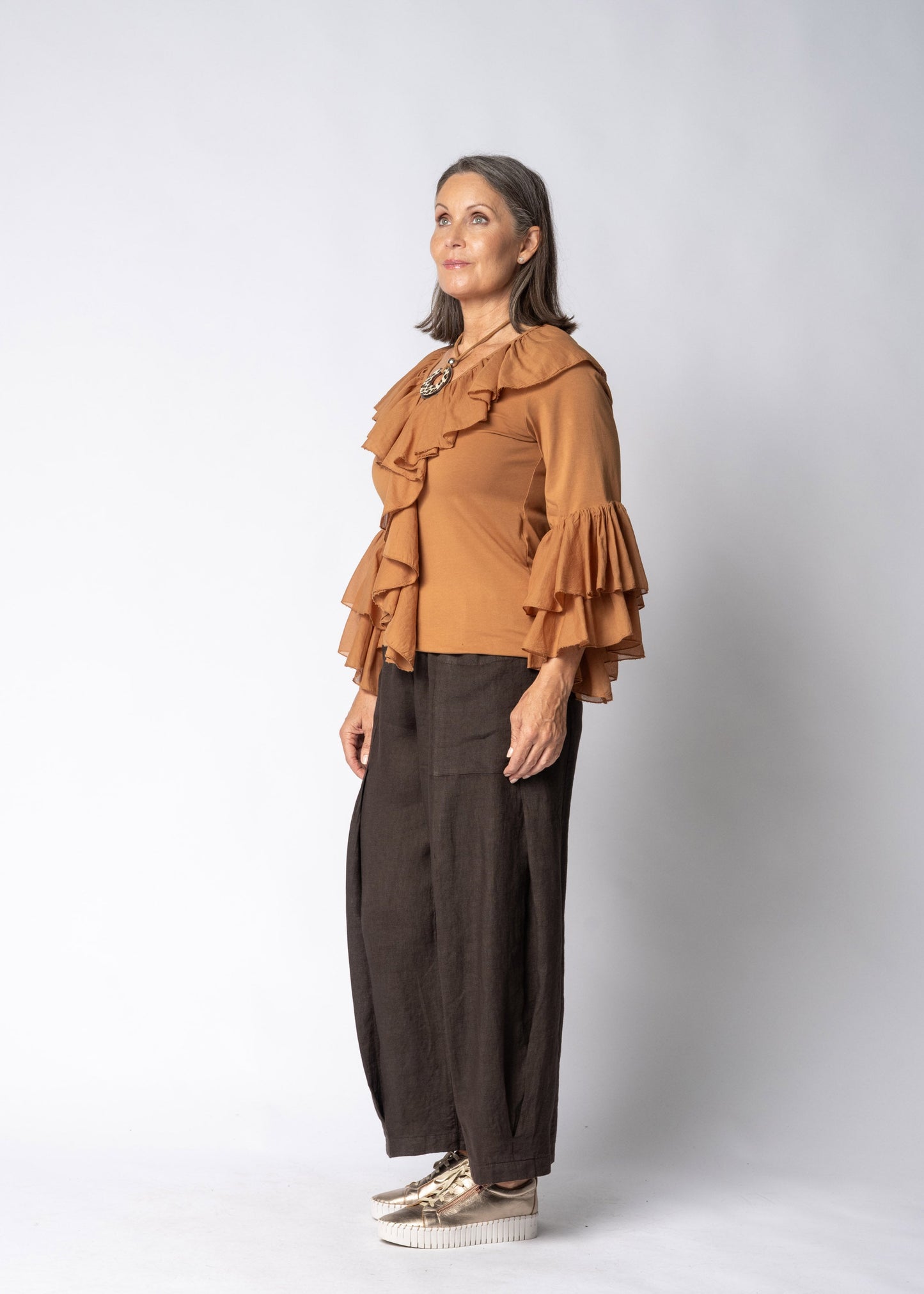 Fiorella Top in Sahara Sand