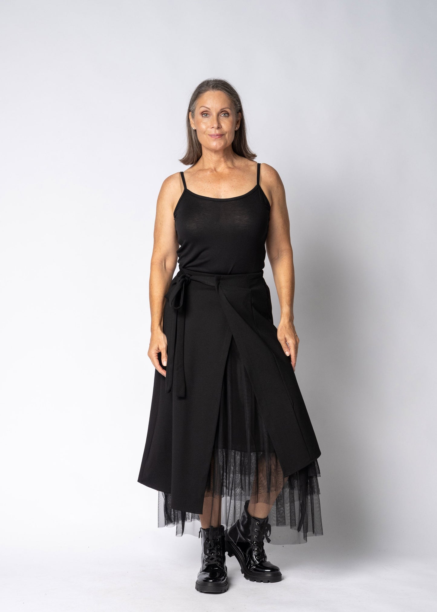 Zaria Skirt in Onyx