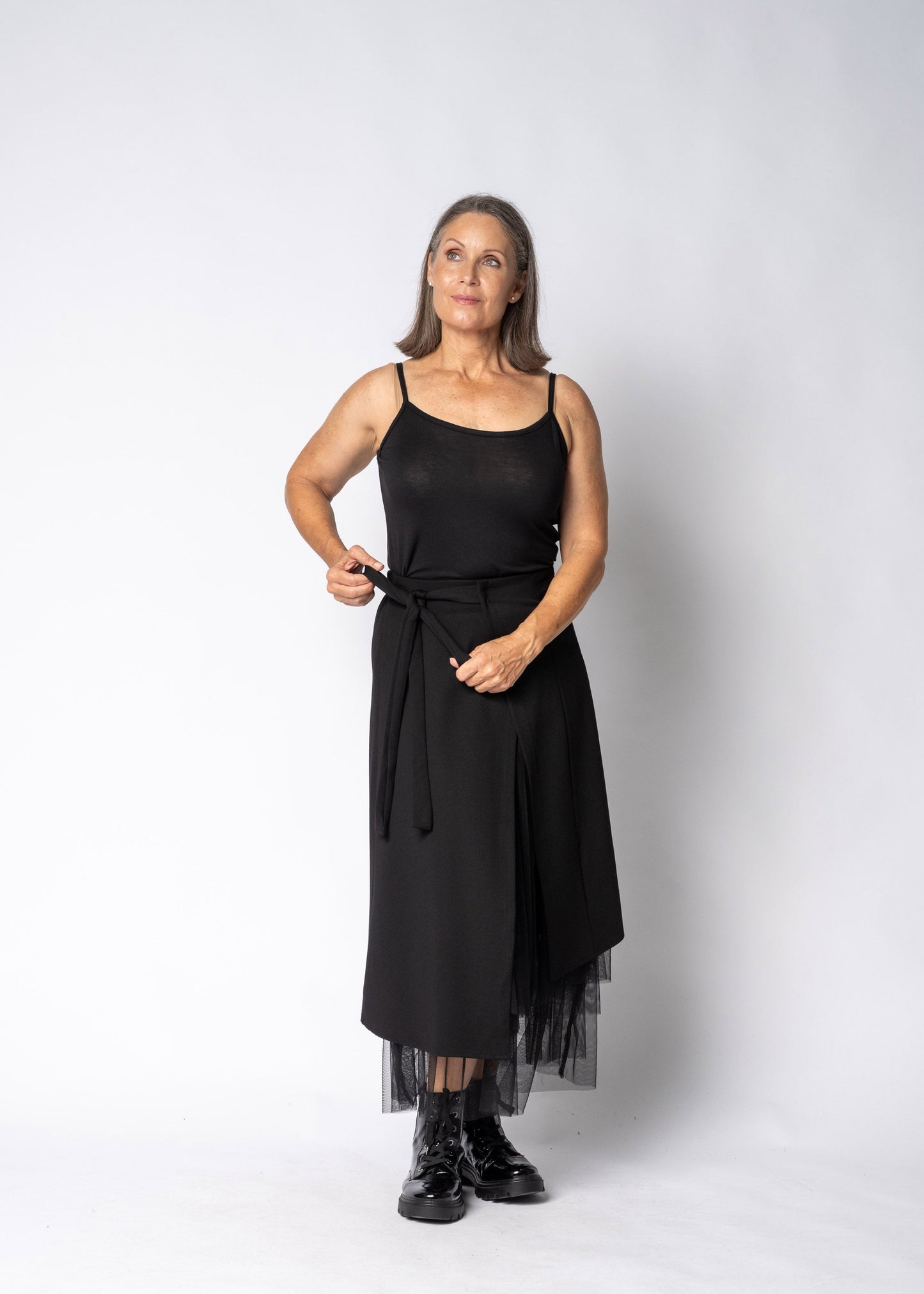 Zaria Skirt in Onyx