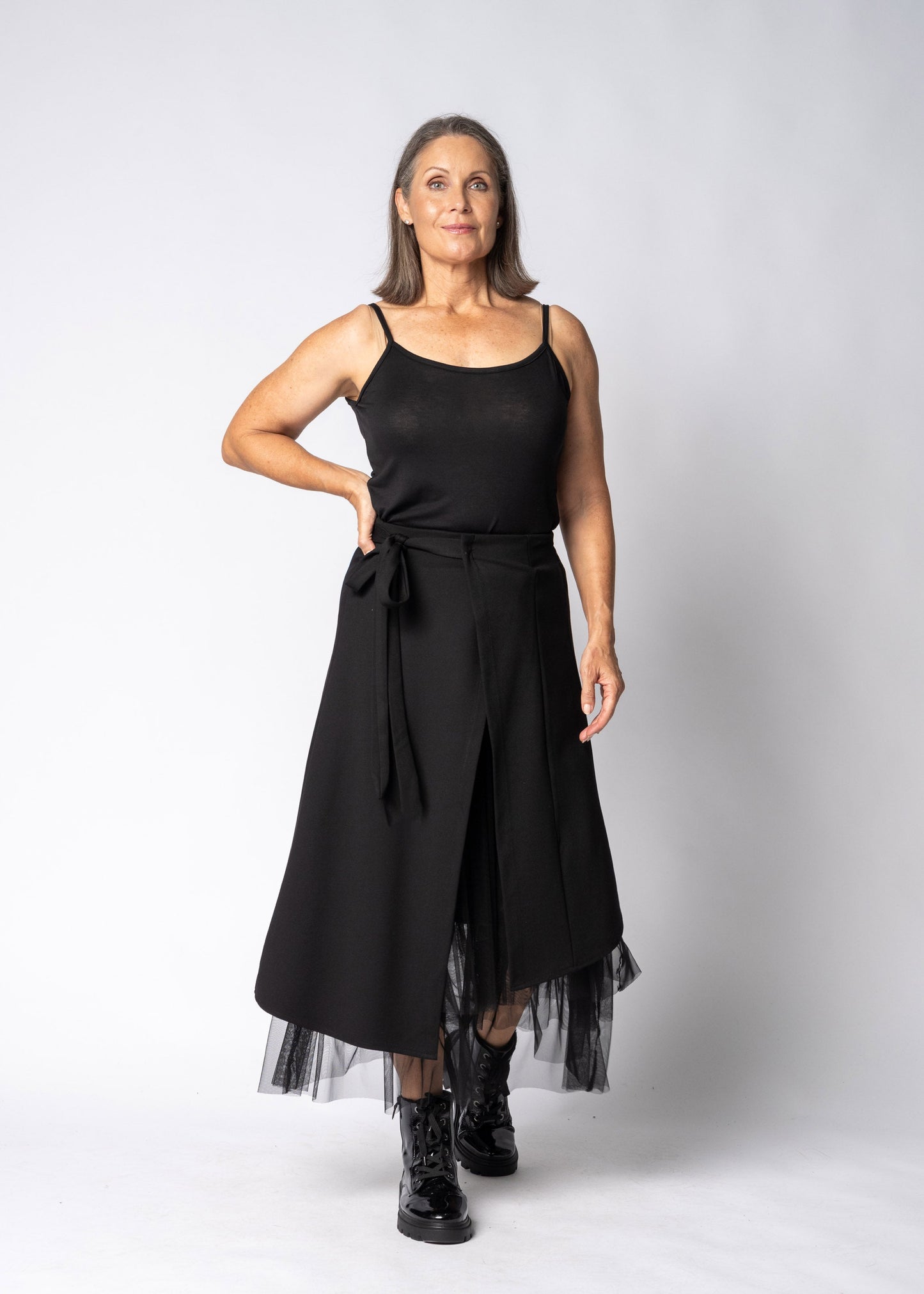 Zaria Skirt in Onyx
