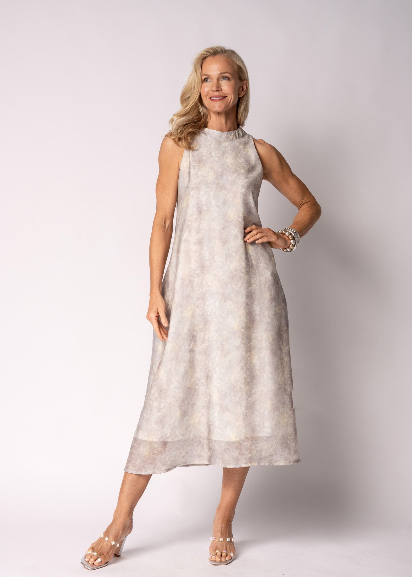 Solara Dress in Floral Garden