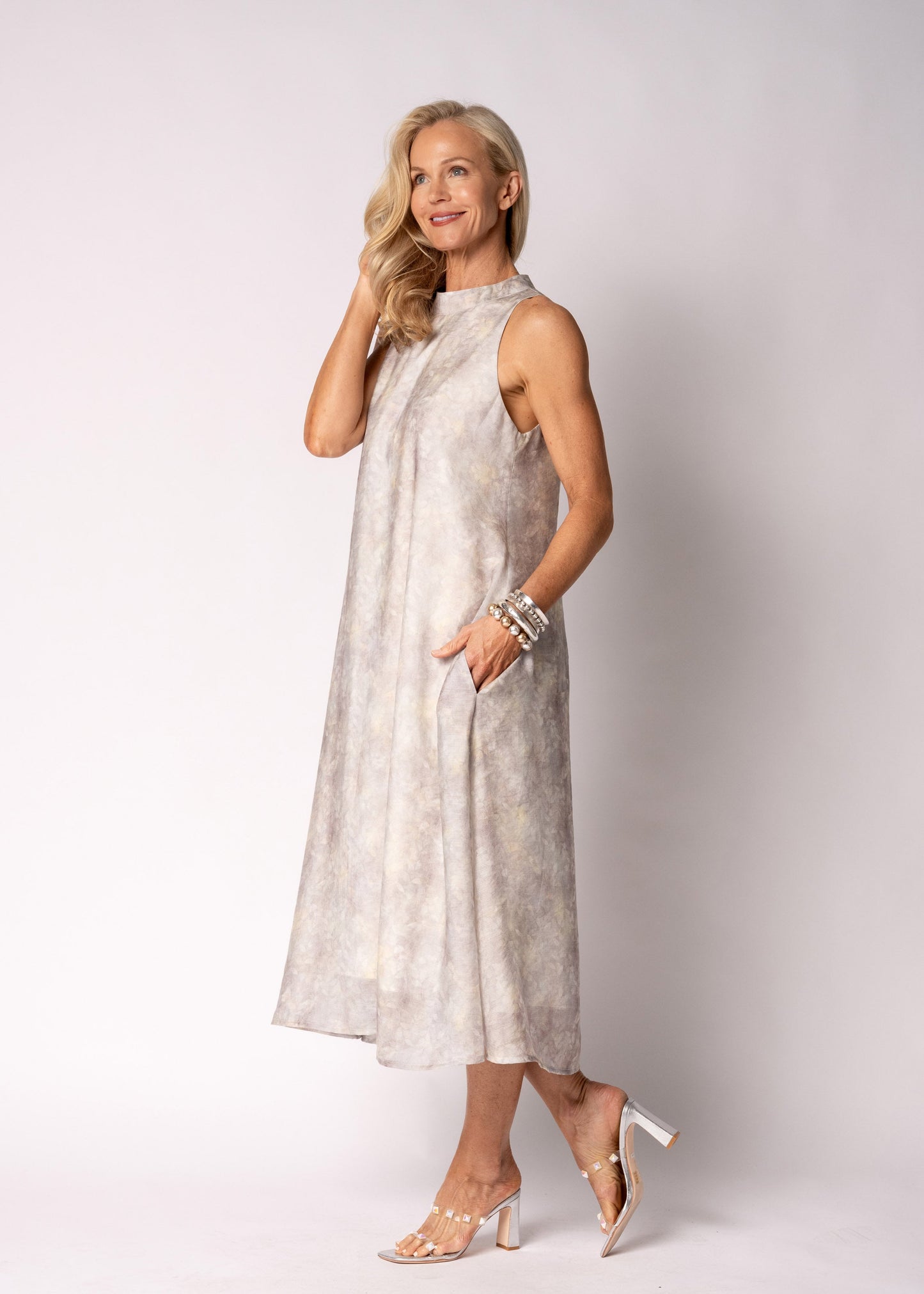Solara Dress in Floral Garden