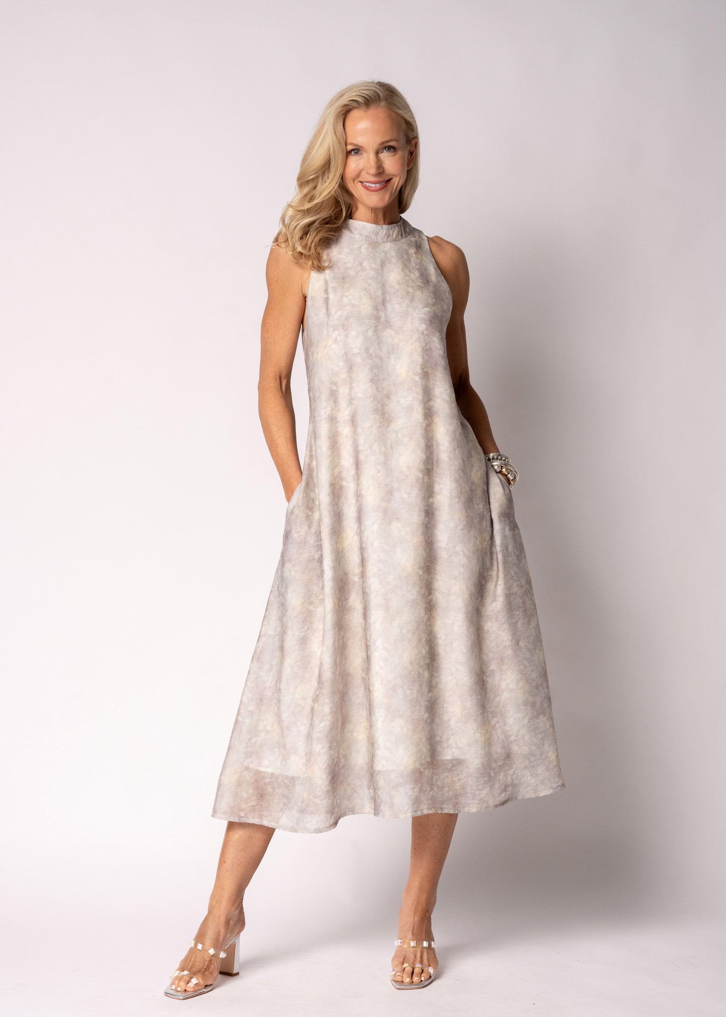 Solara Dress in Floral Garden