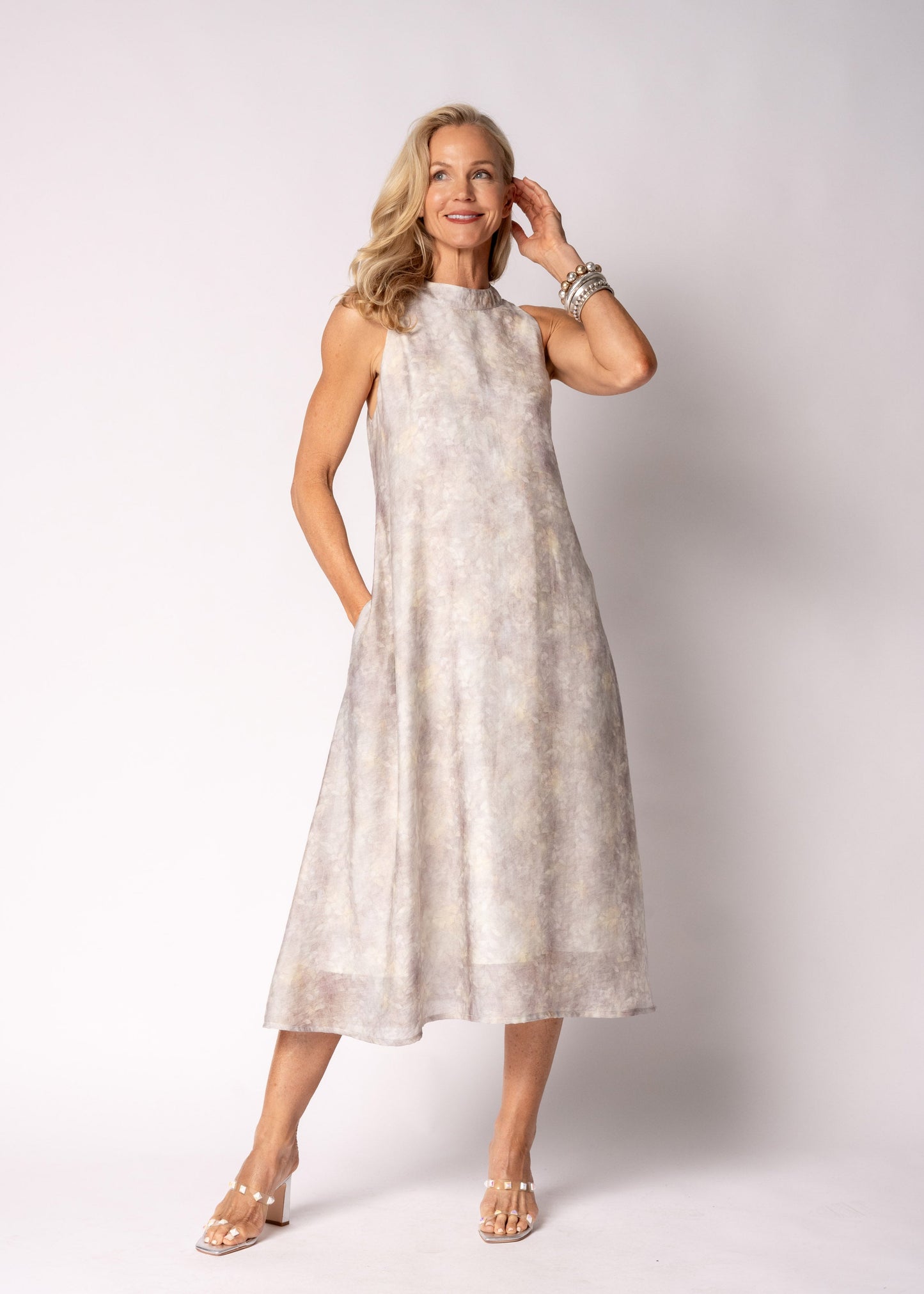 Solara Dress in Floral Garden