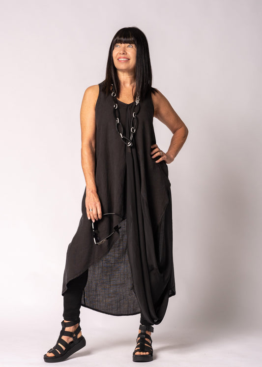 Mirabella Dress in Onyx