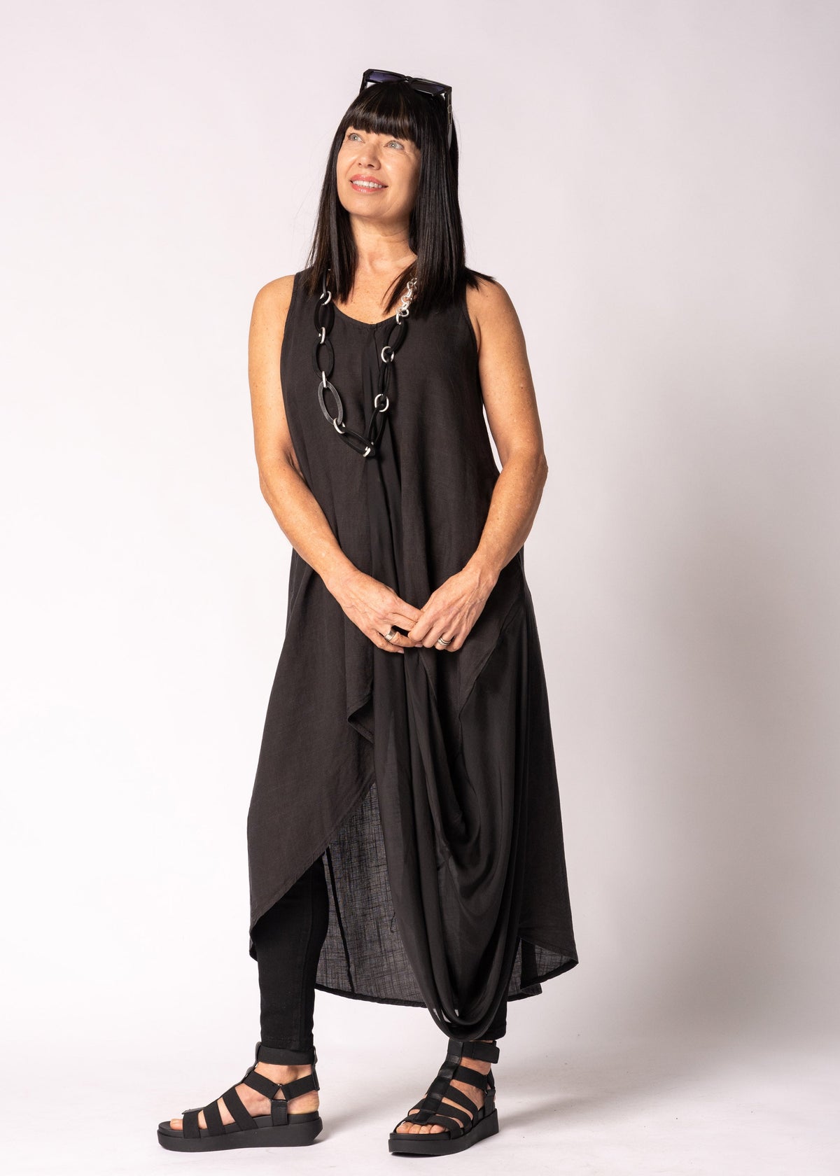 Mirabella Dress in Onyx