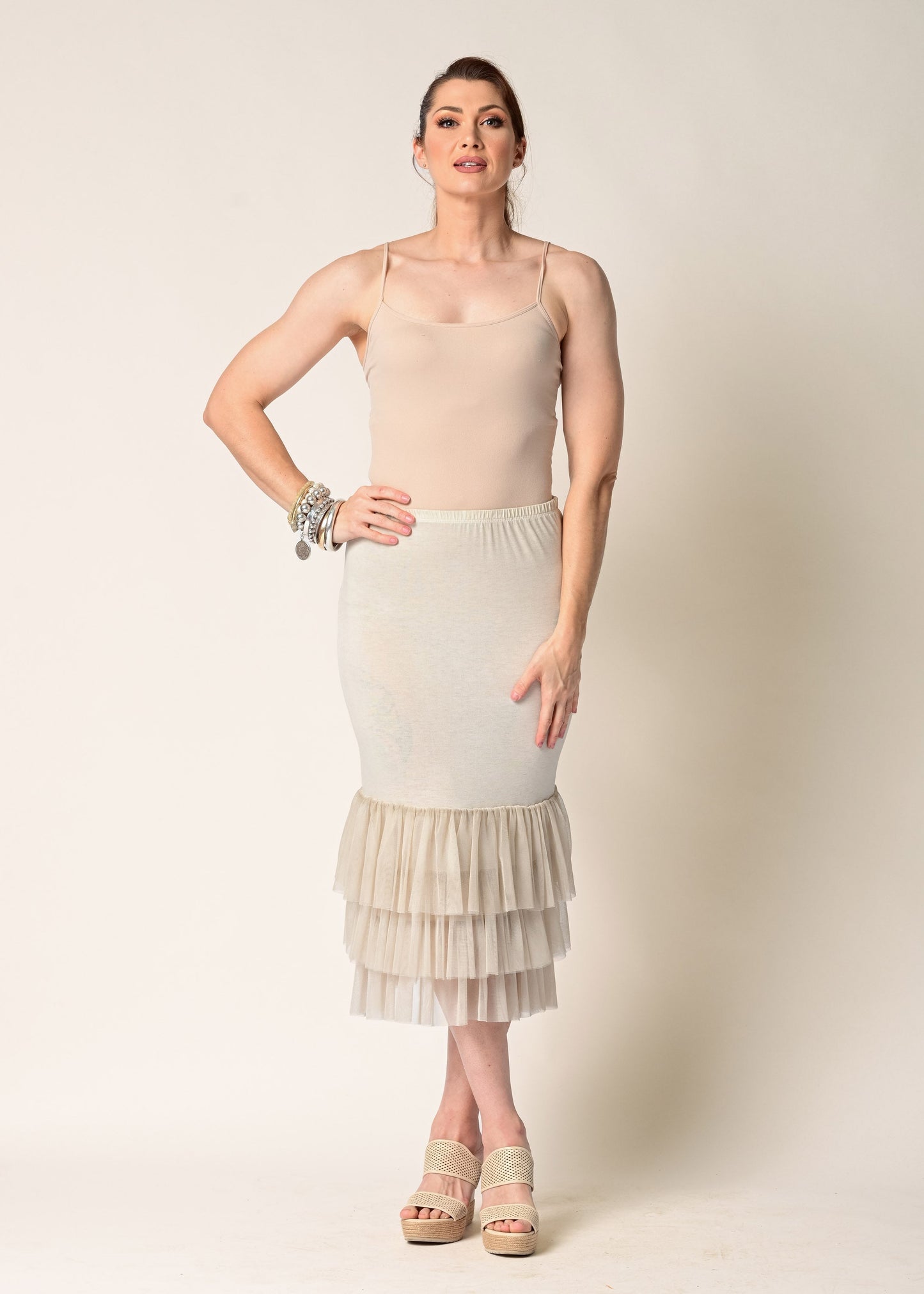 Kelsie Skirt in Latte