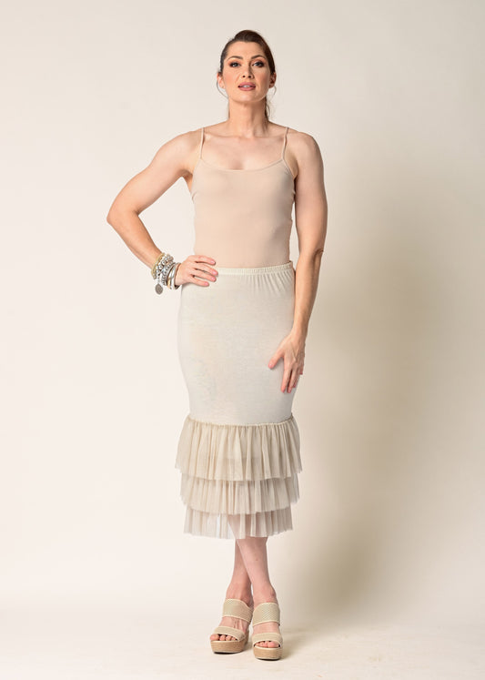 Kelsie Skirt in Latte