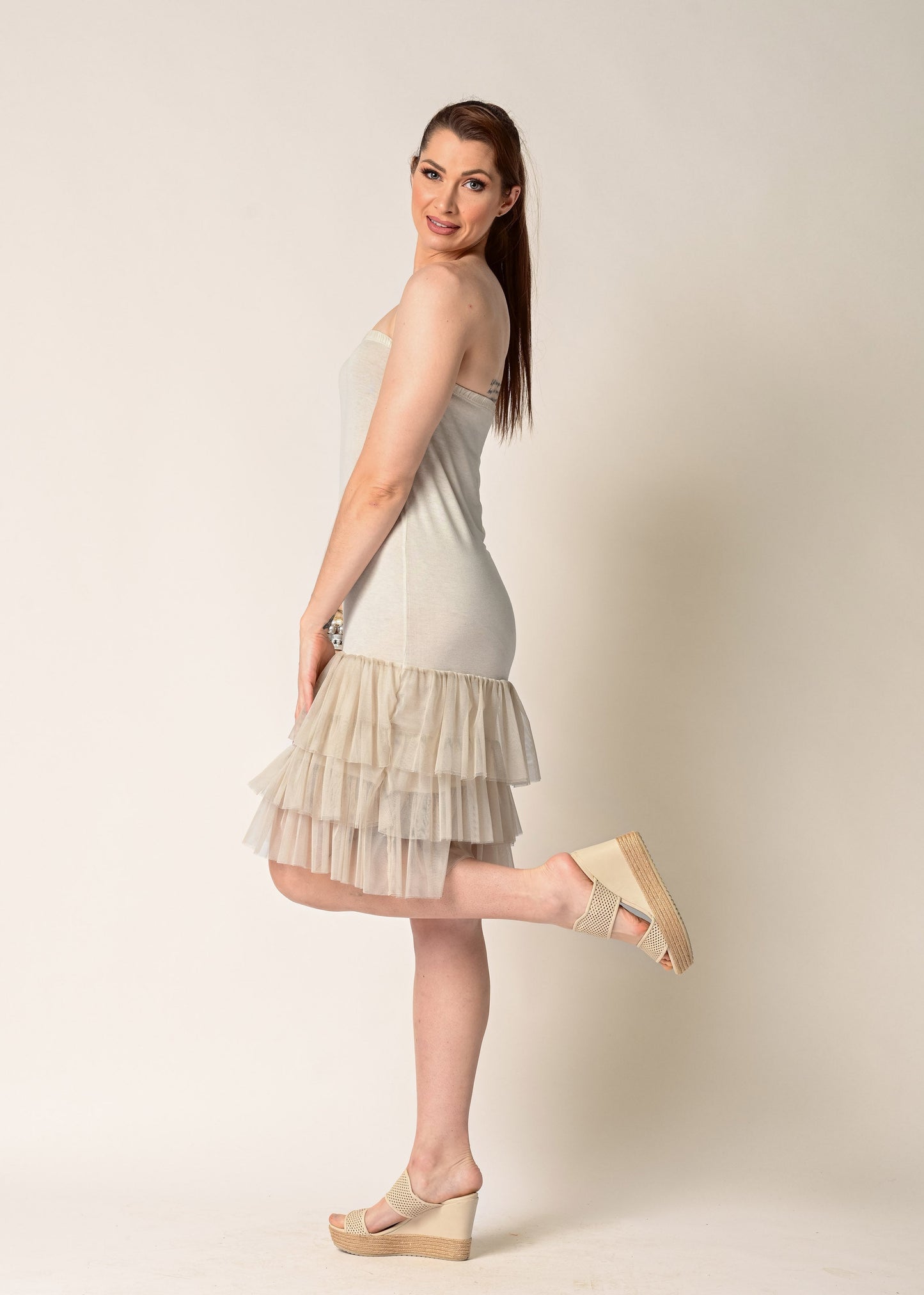 Kelsie Skirt in Latte