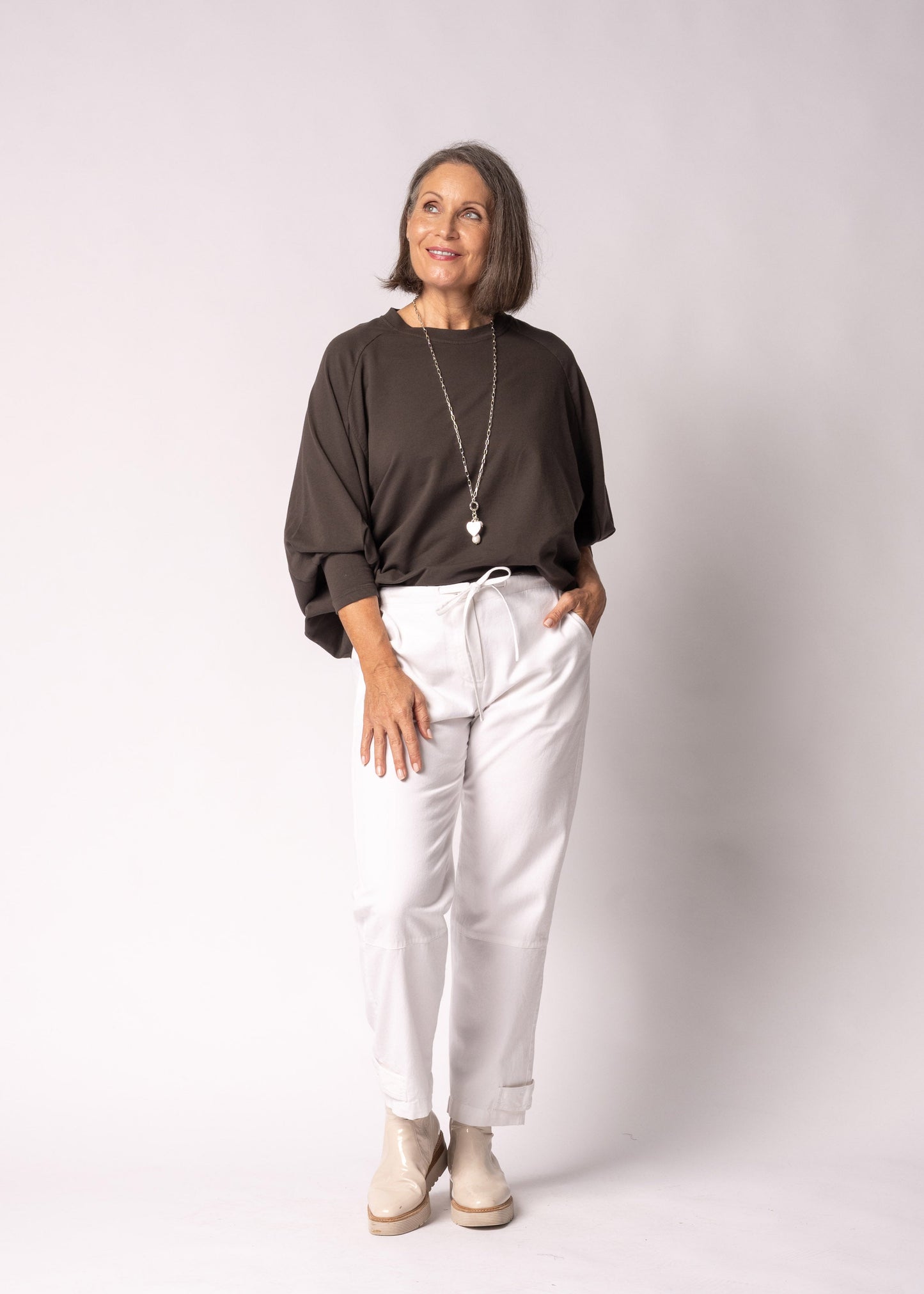 Meliora Top in Chocolate Truffle