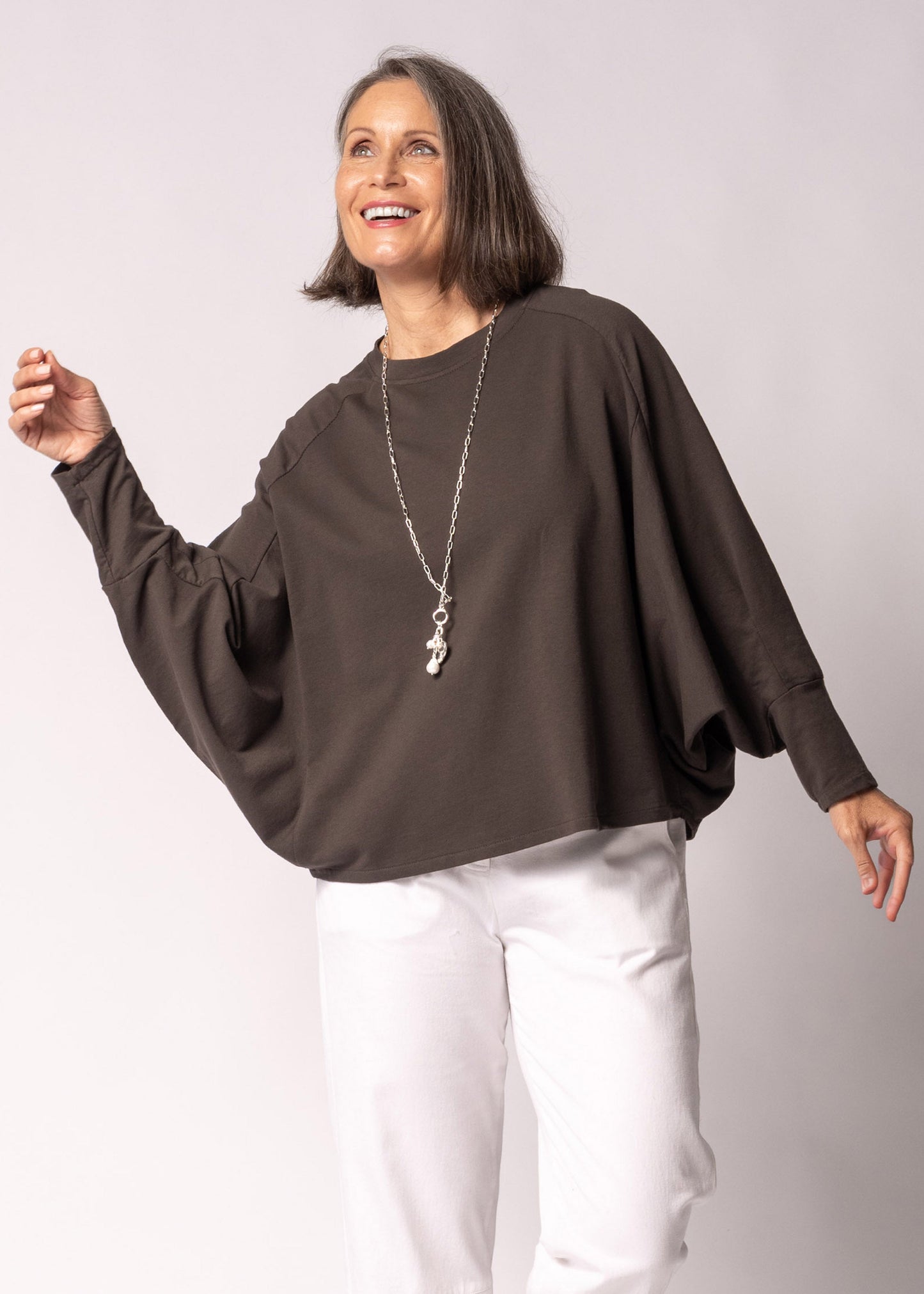 Meliora Top in Chocolate Truffle