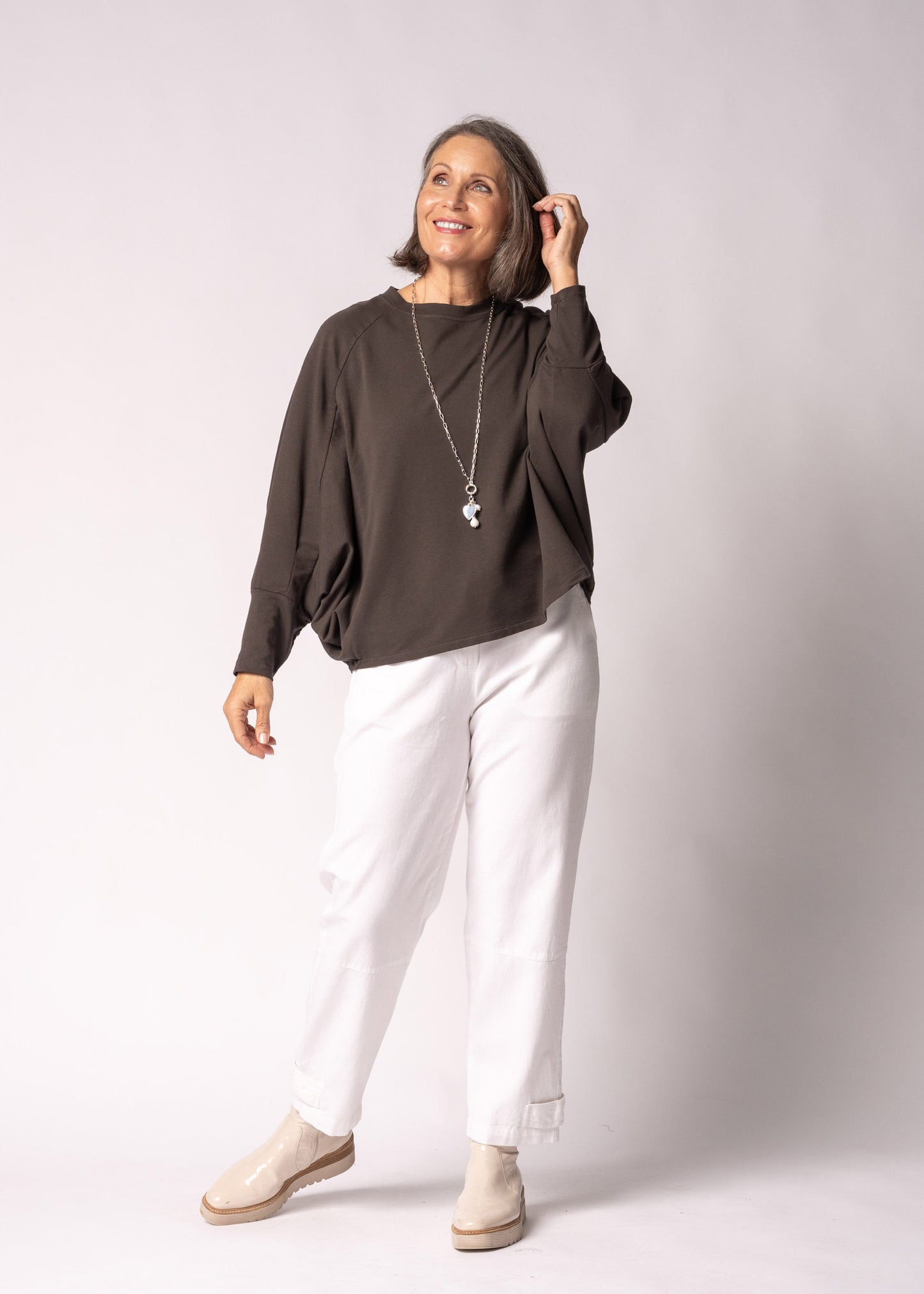 Meliora Top in Chocolate Truffle