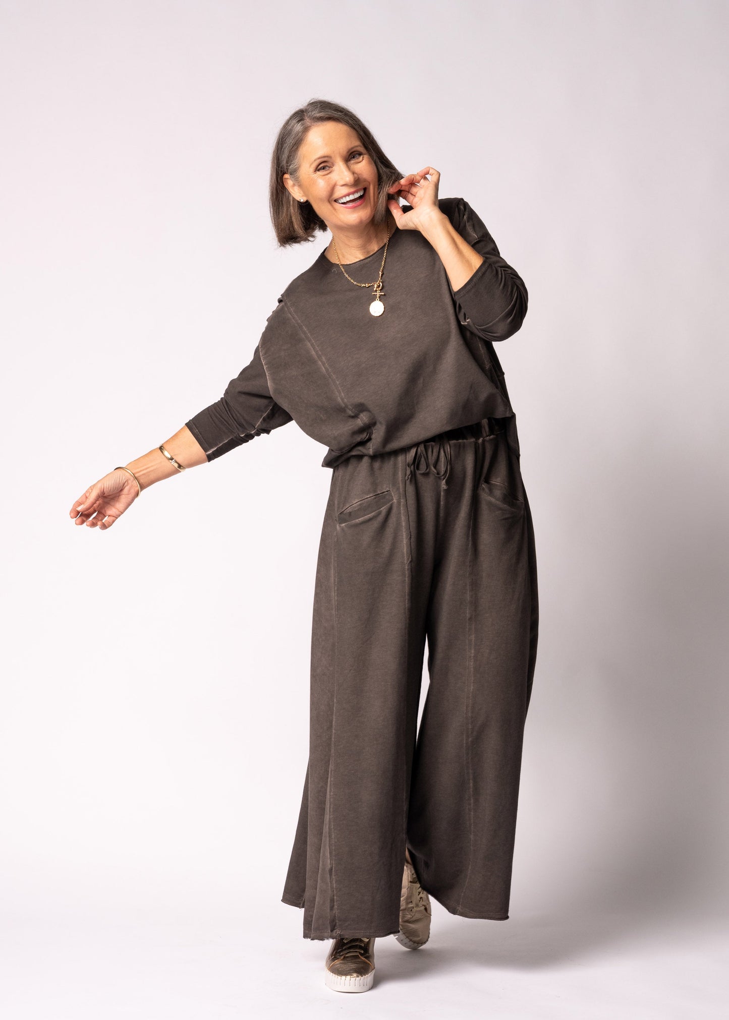 Novelia Pants in Chocolate Truffle