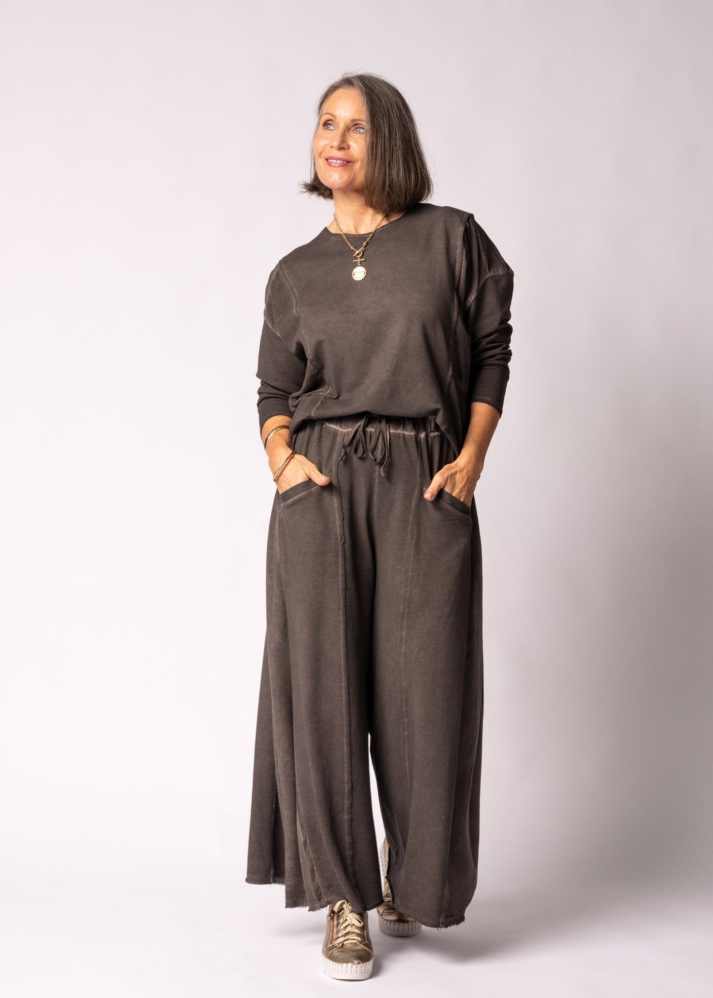 Verona Top in Chocolate Truffle