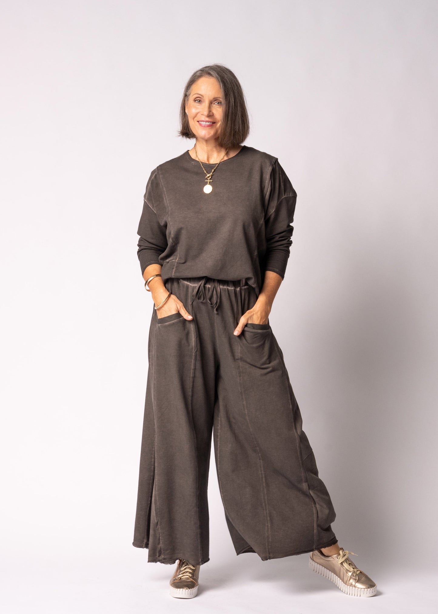 Verona Top in Chocolate Truffle