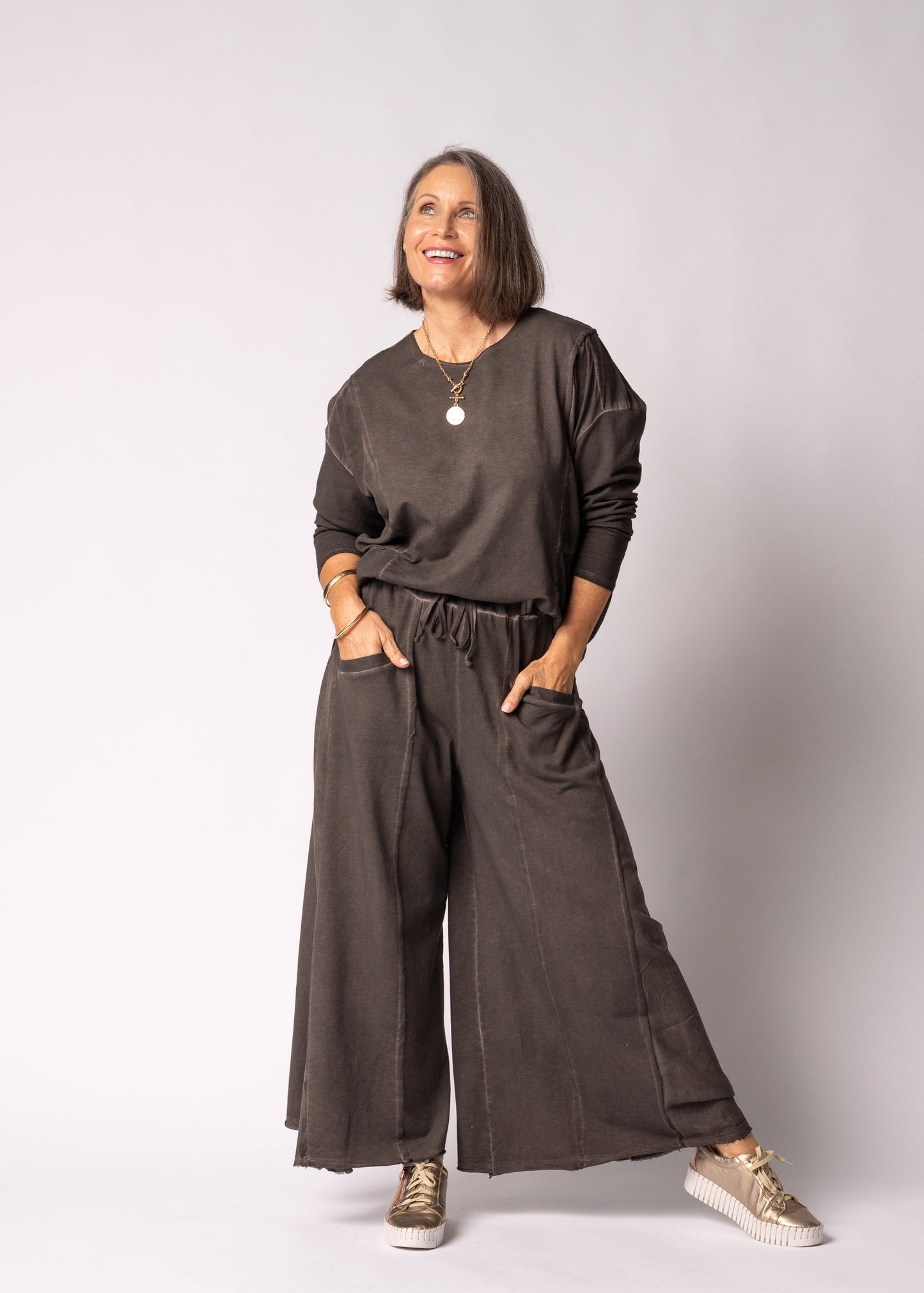 Novelia Pants in Chocolate Truffle