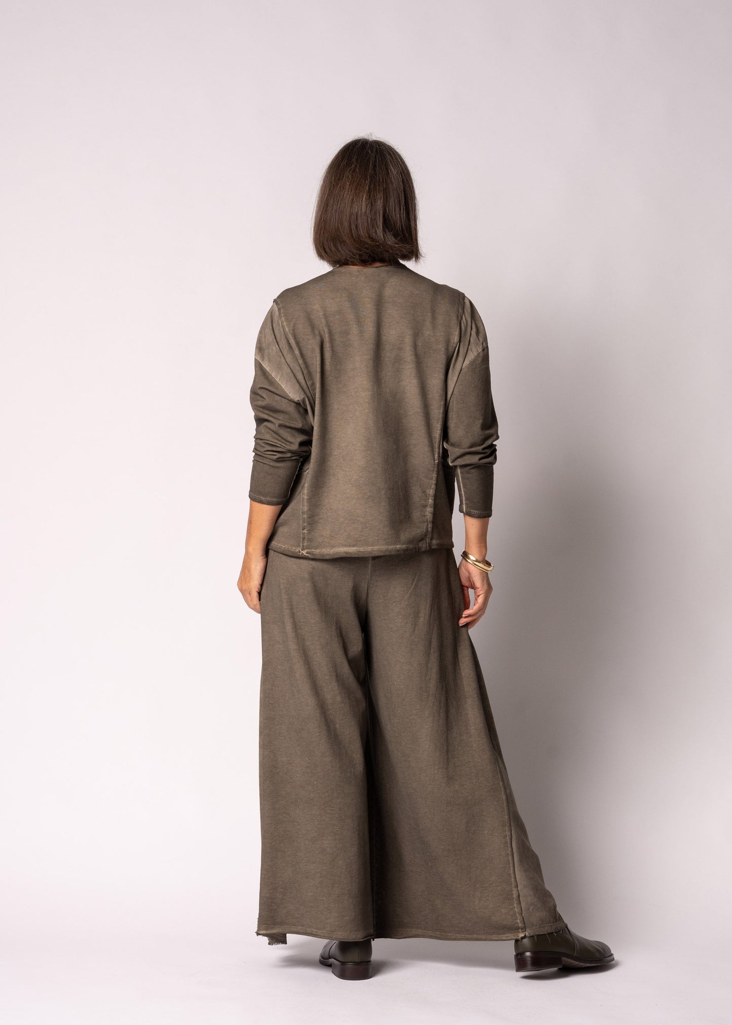Verona Top in Moss Green