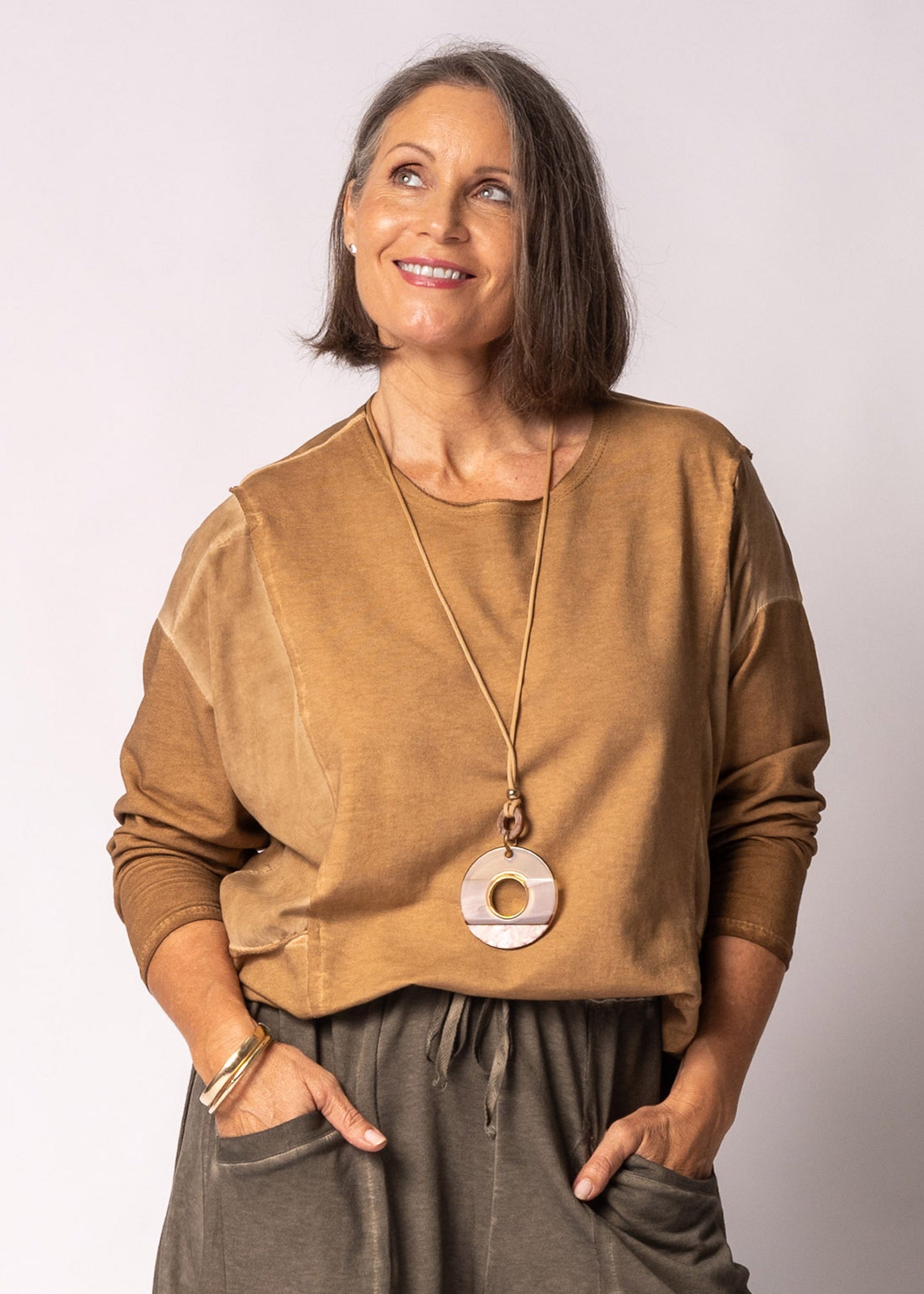 Verona Top in Sahara Sand