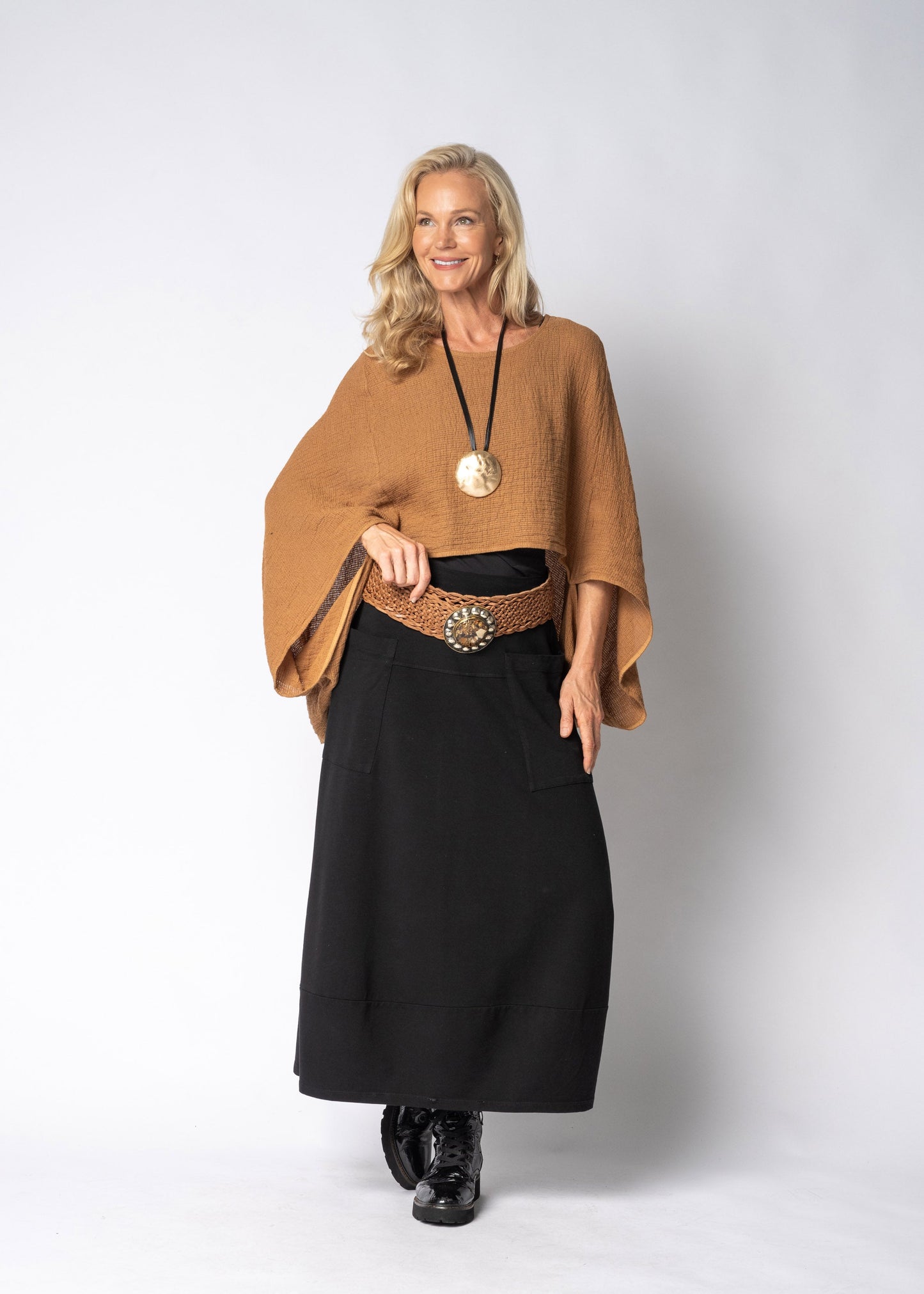 Isolde Skirt in Onyx
