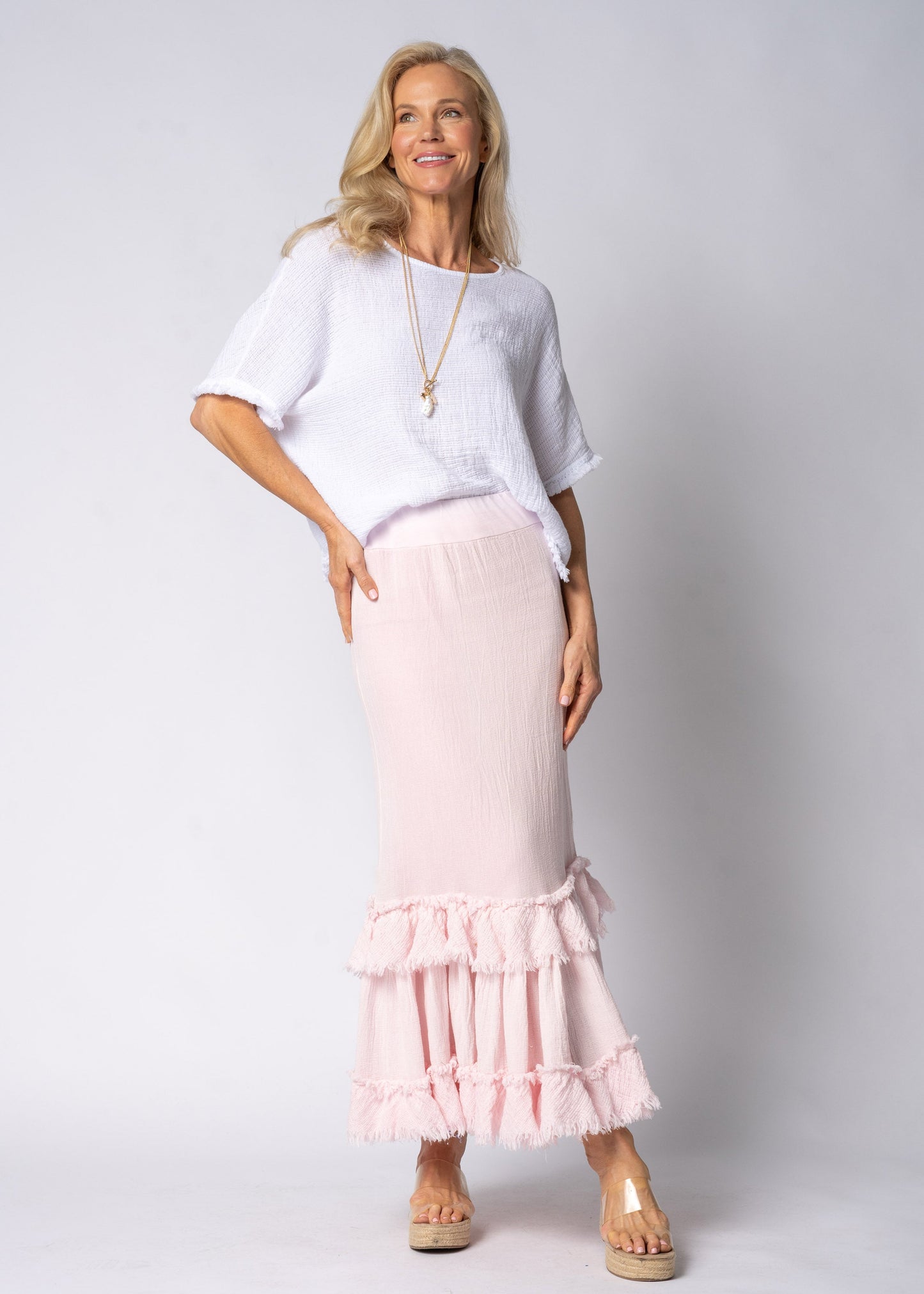 Dayma Skirt in Modena Pink