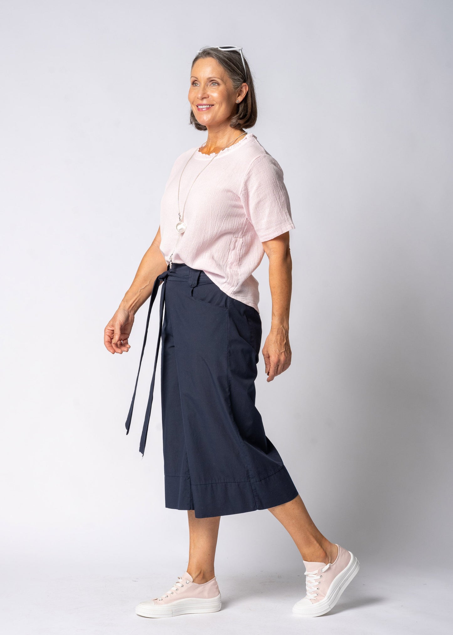 Malika Pants in Navy