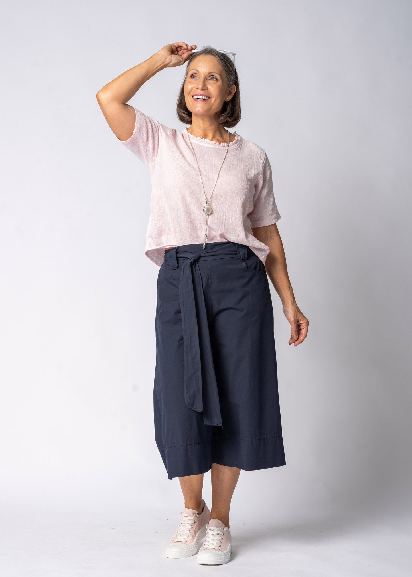 Malika Pants in Navy