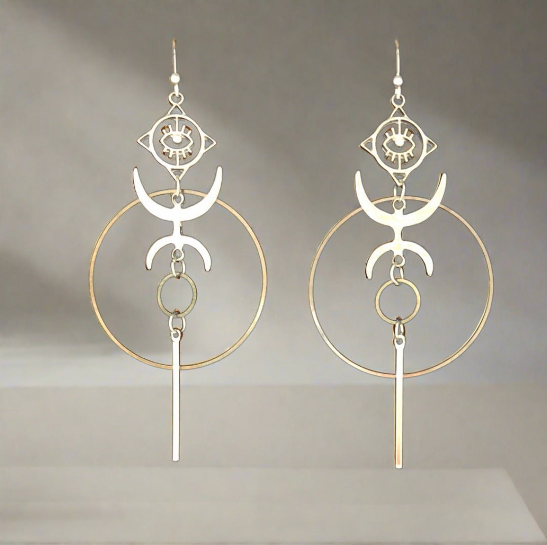 Egyption Style Drop Earrings - Cheeky Goddess