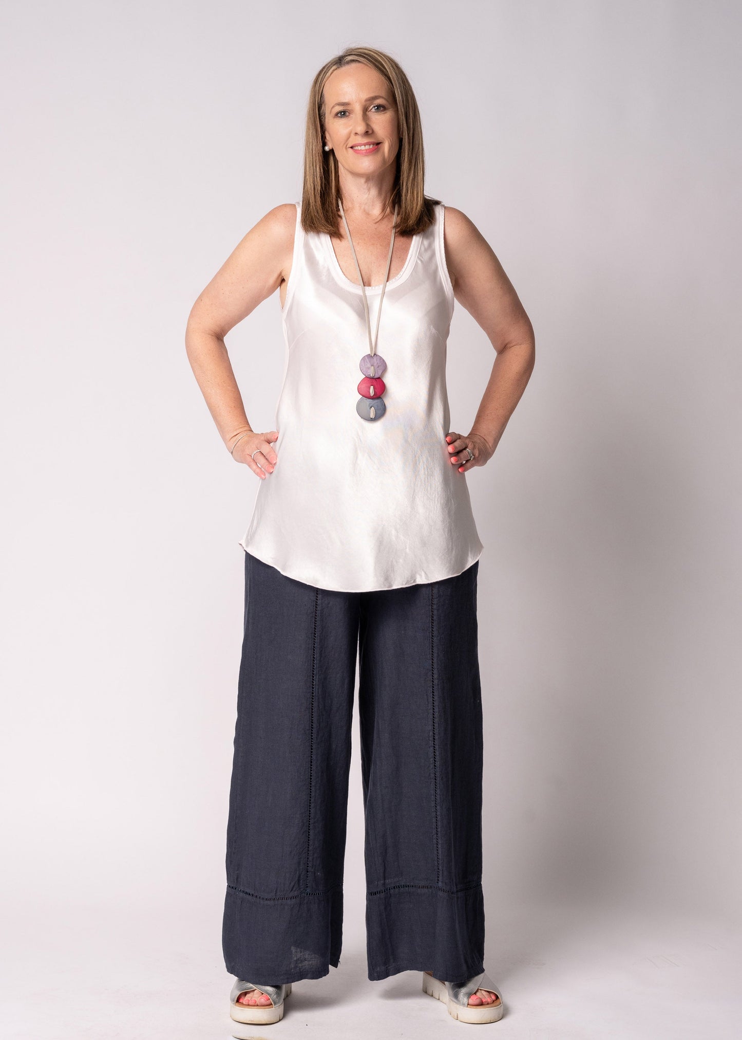 Toyah Singlet in Modena Pink