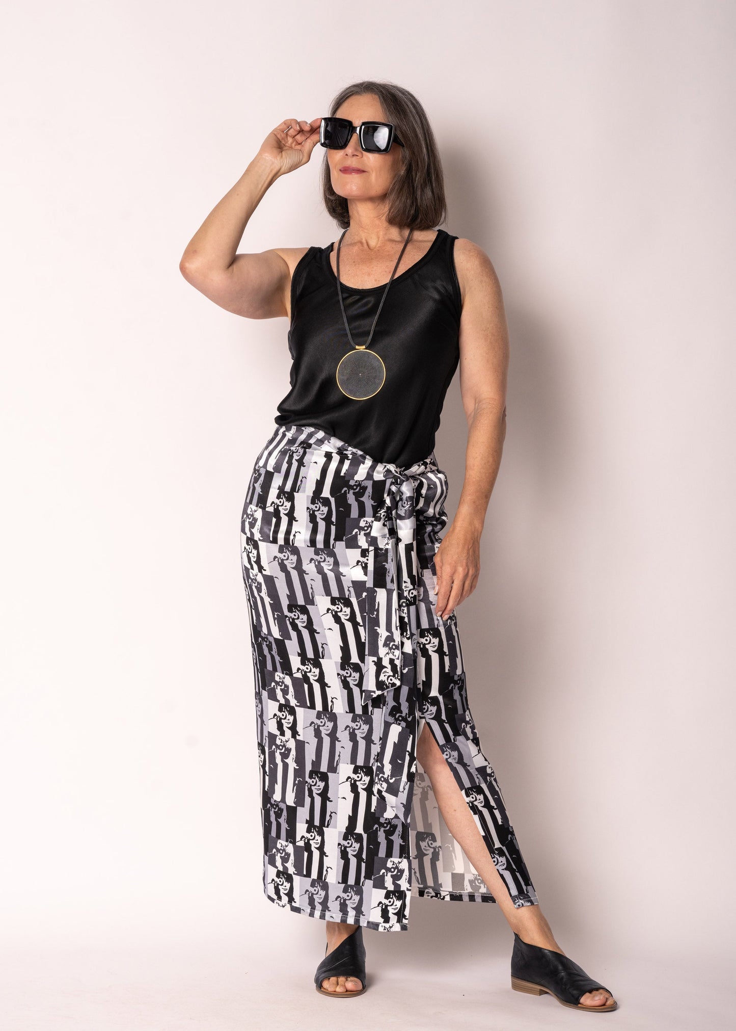 Gracina Skirt in Granite