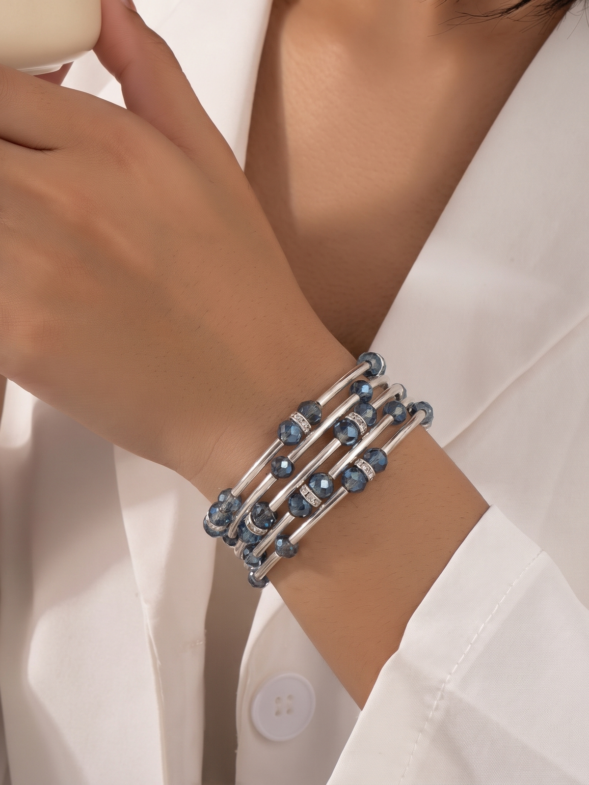 Bracelet - Wire Wrap - 5 Strand