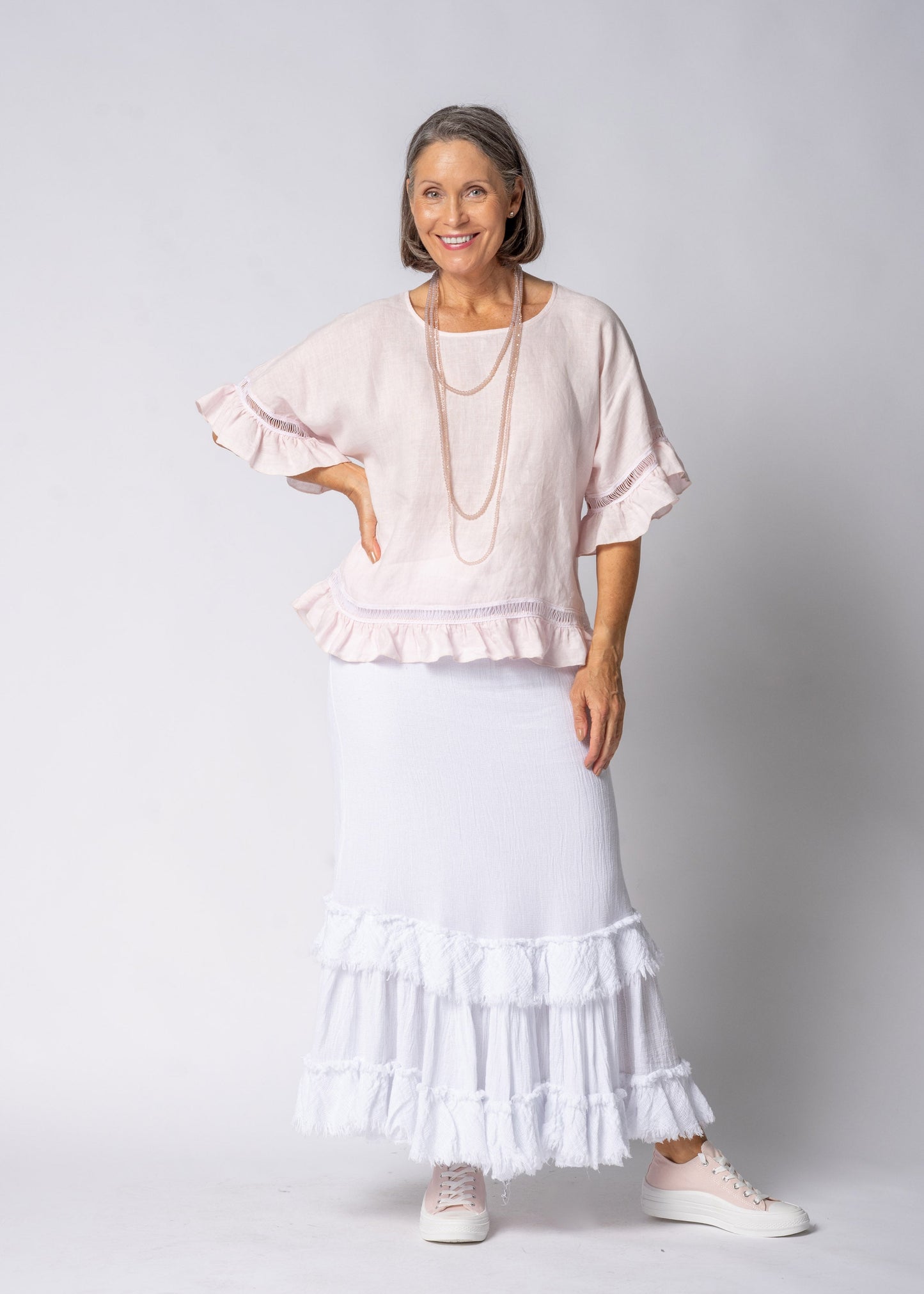 Dayma Skirt in White