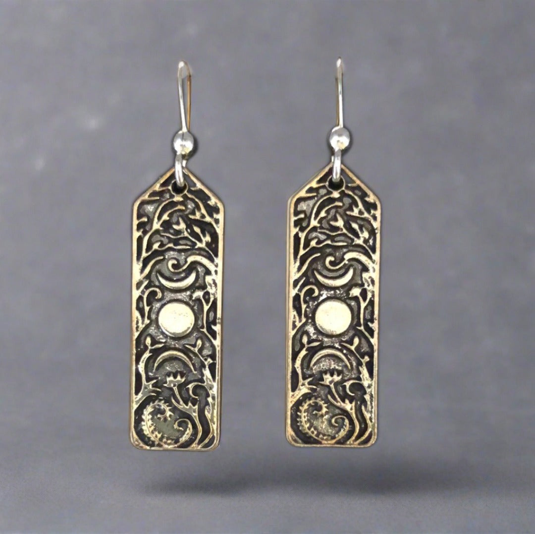 Rectangular Drop Earrings - Cheeky Goddess