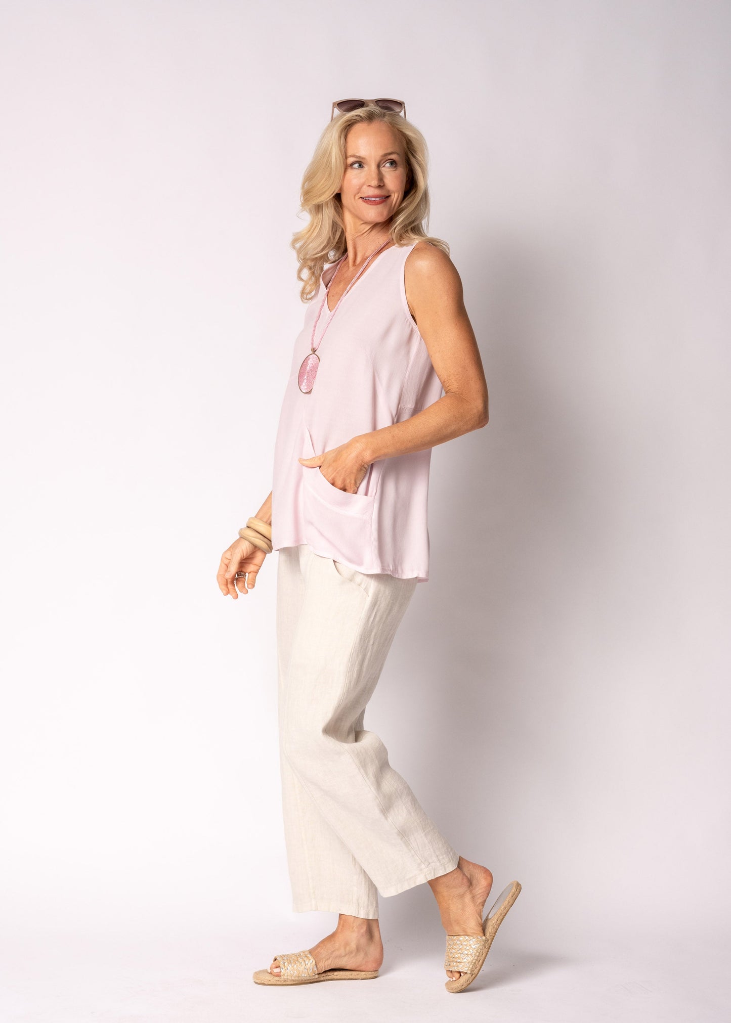 Esmira Top in Modena Pink