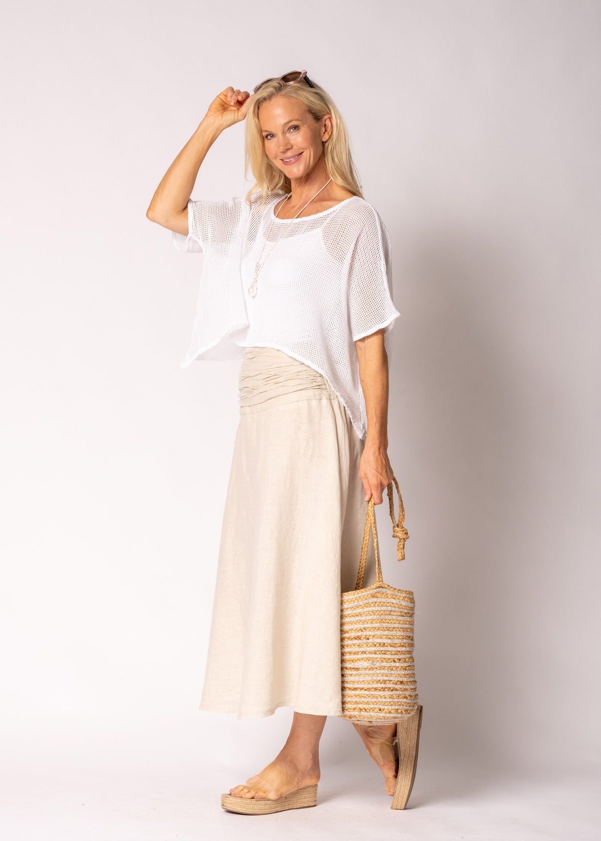 Penna Skirt in Latte