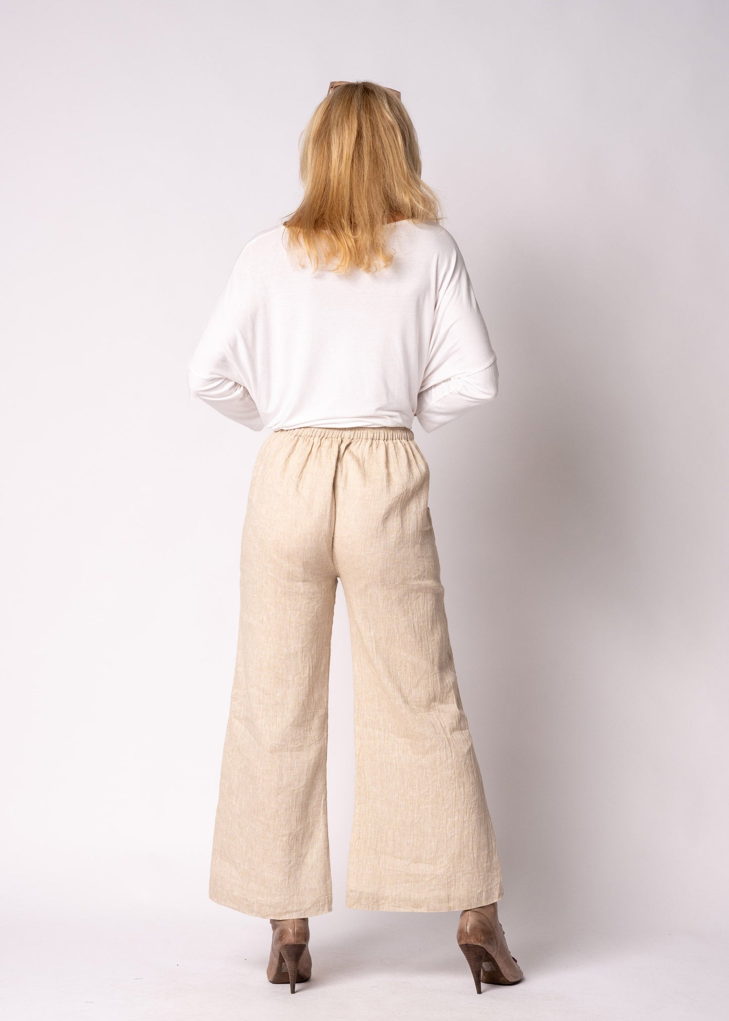 Nova  Cotton  Pants in Latte