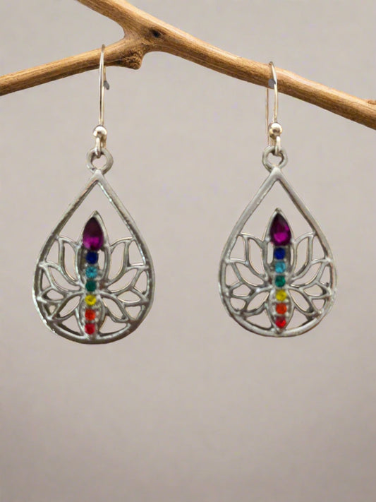 Chakra Drop Earrings - Cheeky Goddess