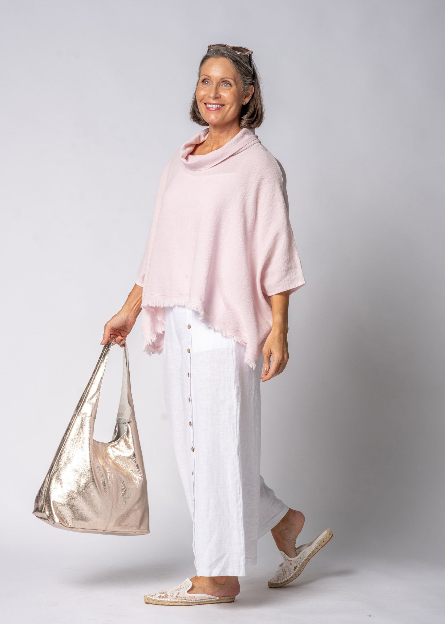 Clair Linen Pants in White