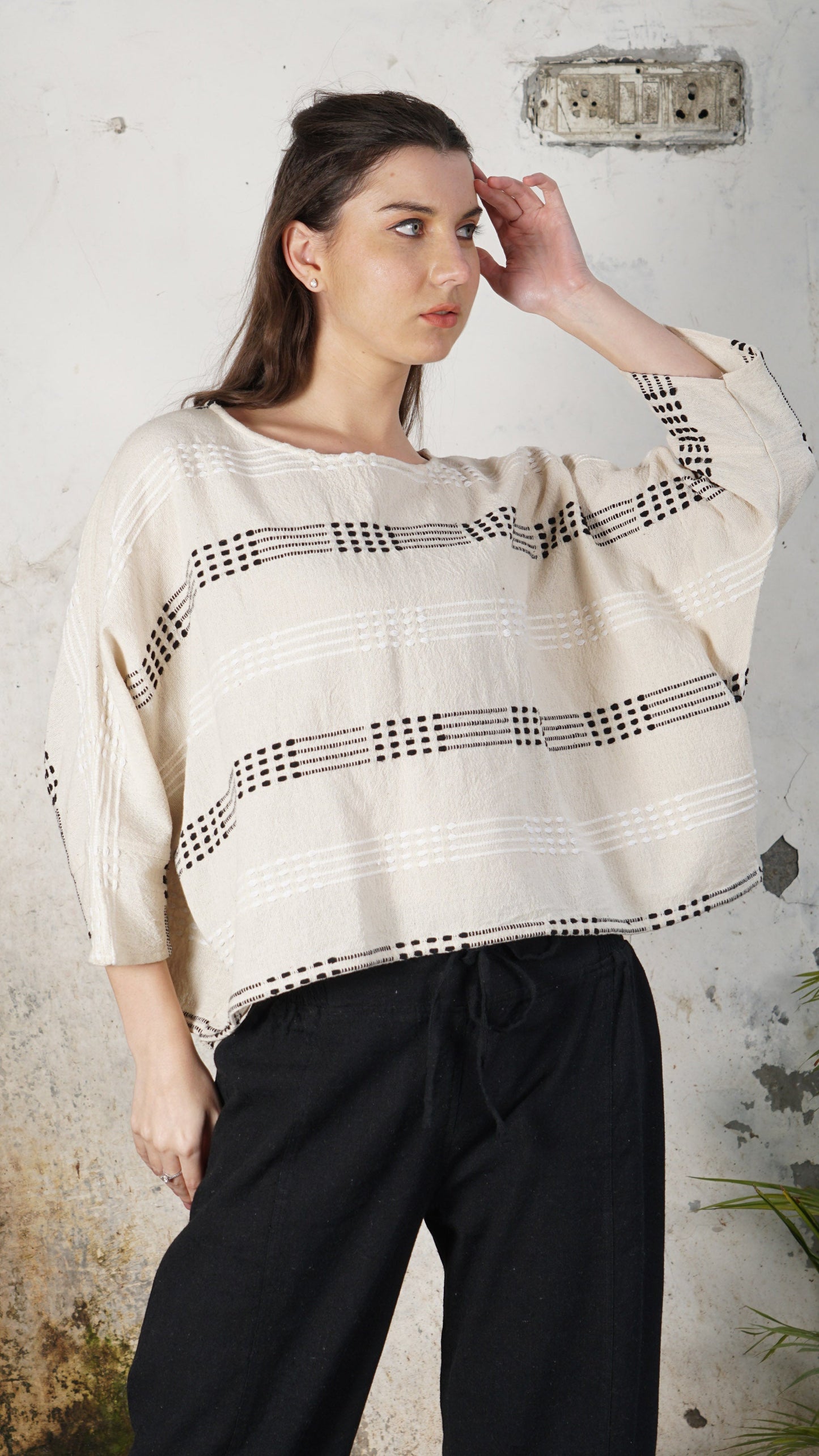 Malibu Cotton Top in Cream