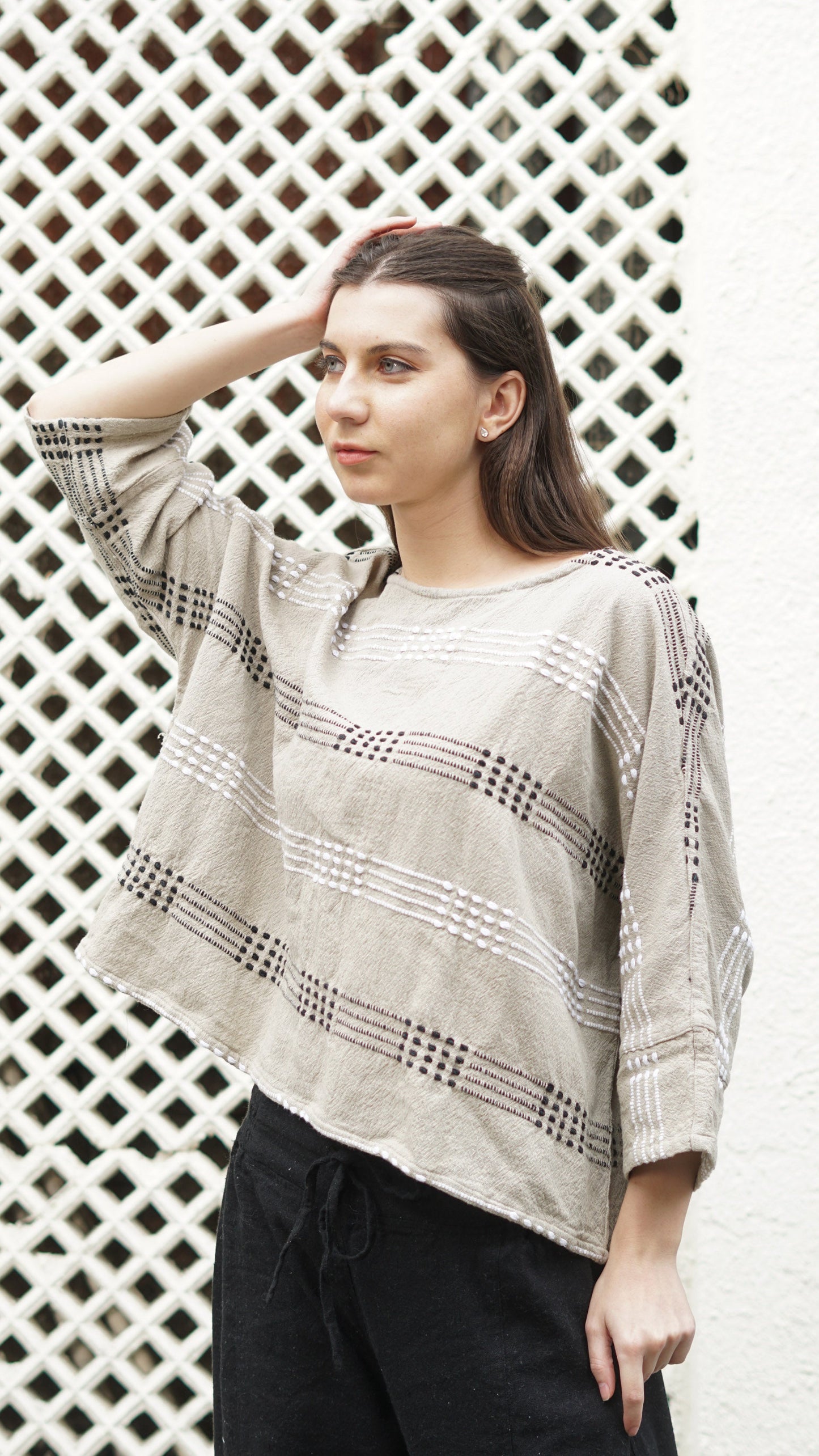 Malibu Cotton Top in Latte