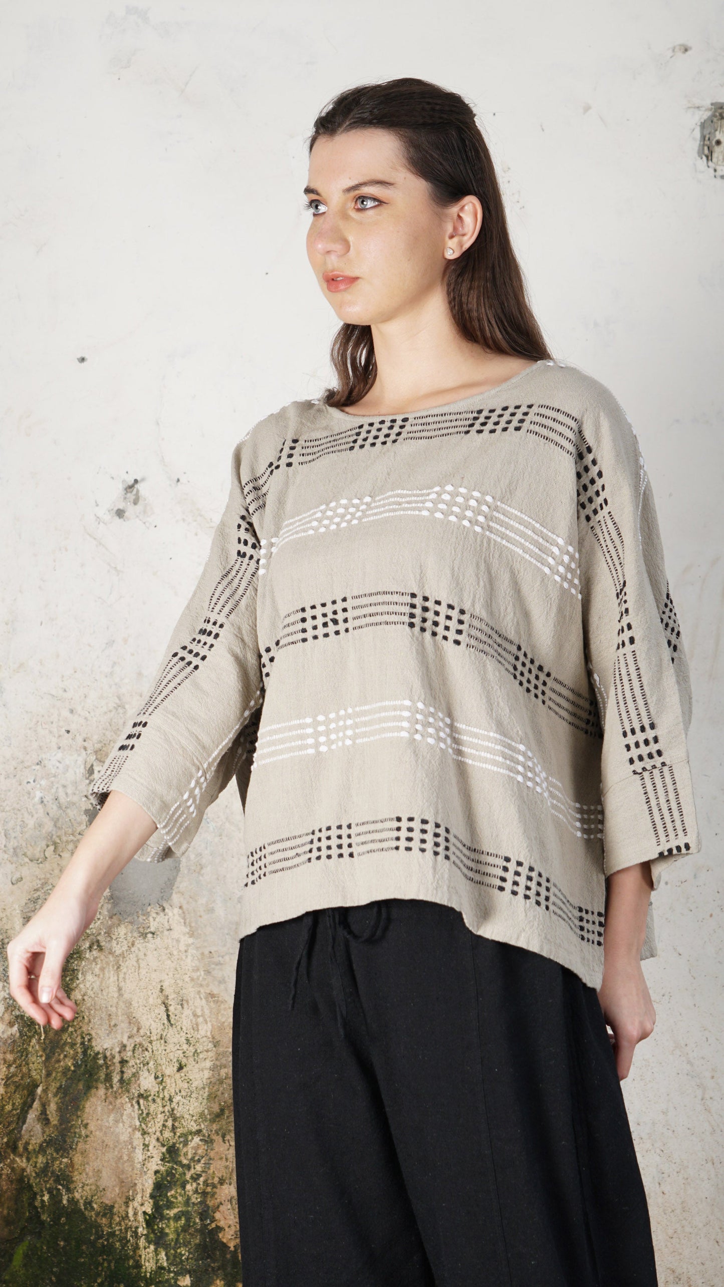 Malibu Cotton Top in Latte