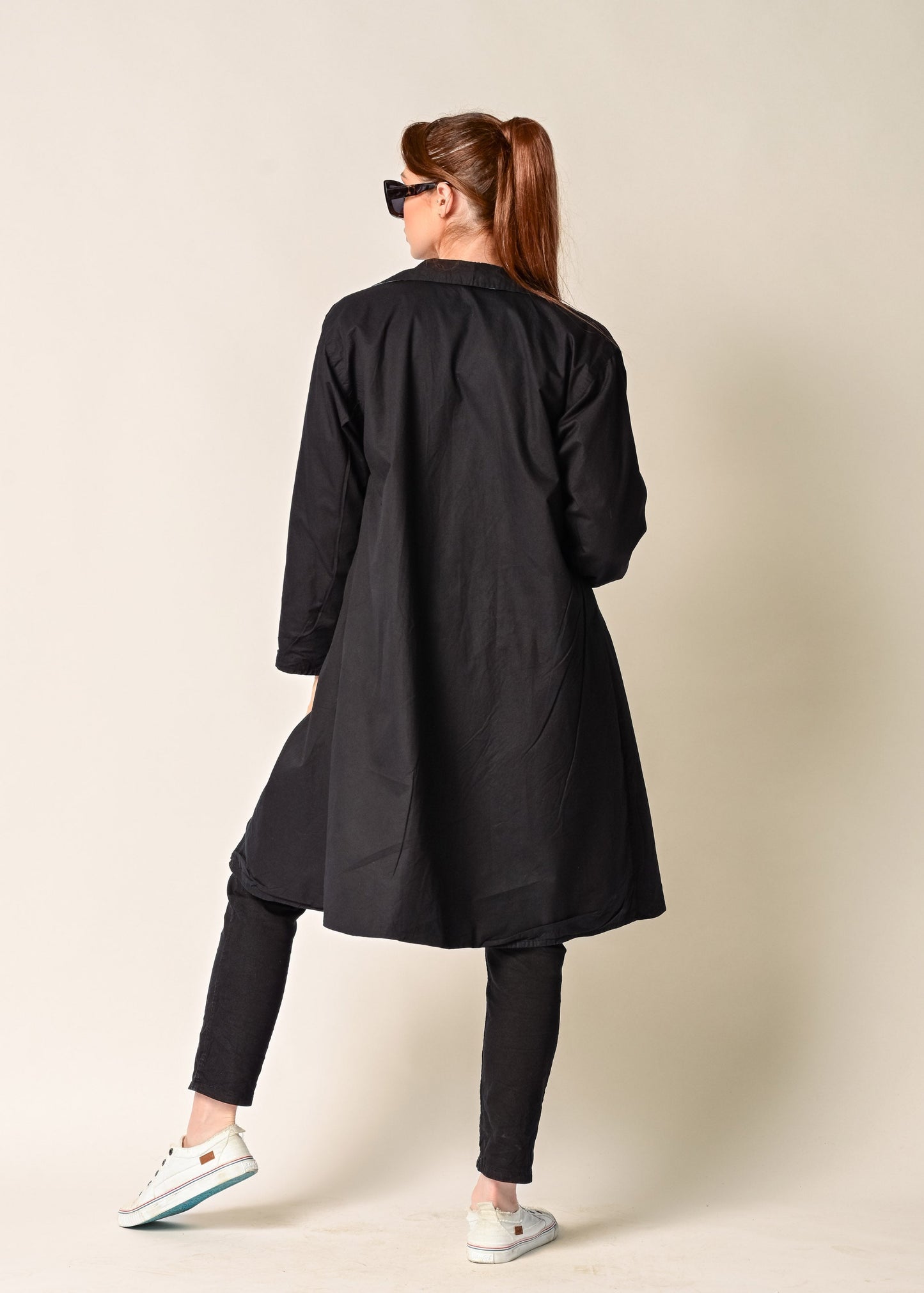 Anthea Cotton Jacket in Onyx Check